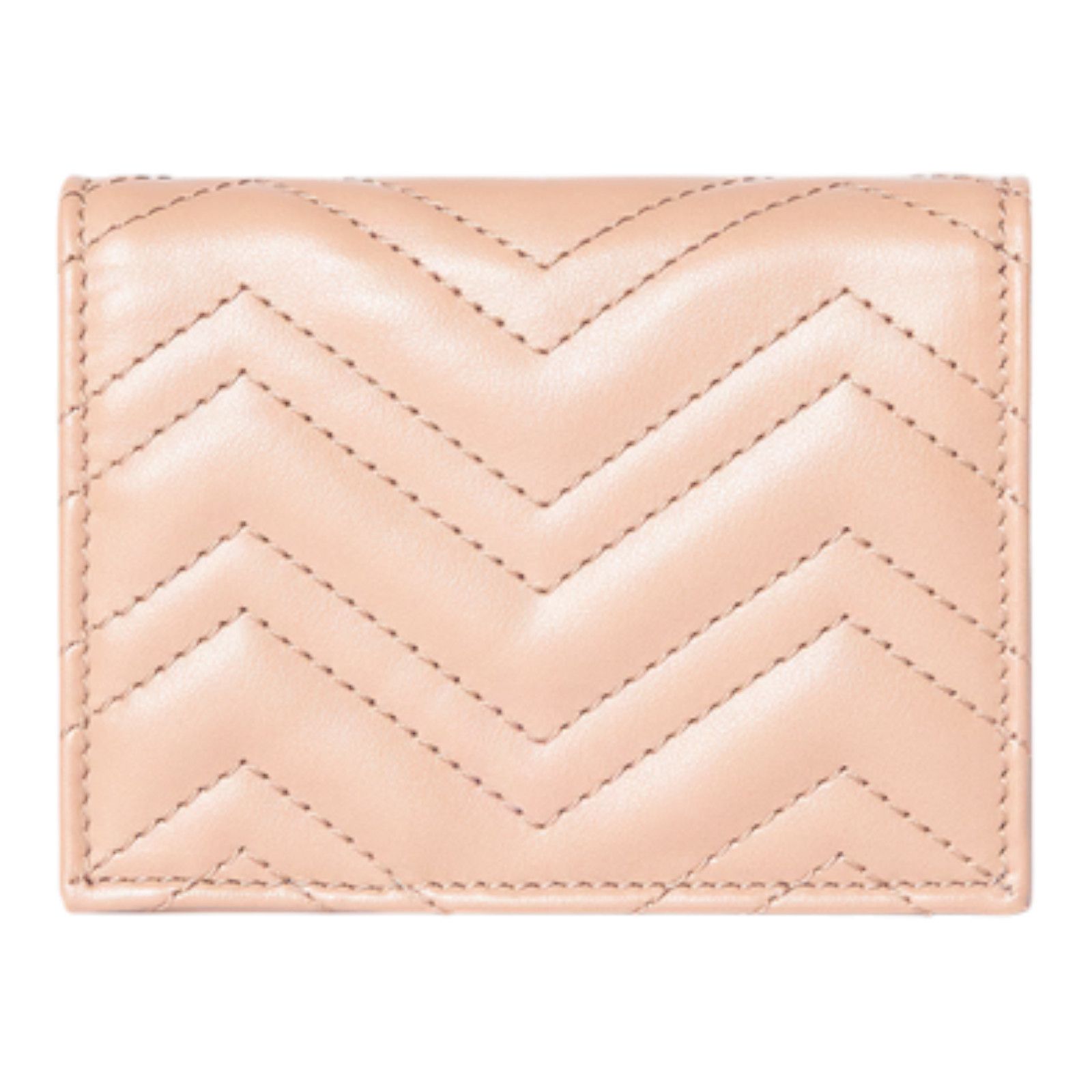 Gucci GG Marmont Matelassé Wallet Pale Pink Size ONE SIZE - 2 Thumbnail