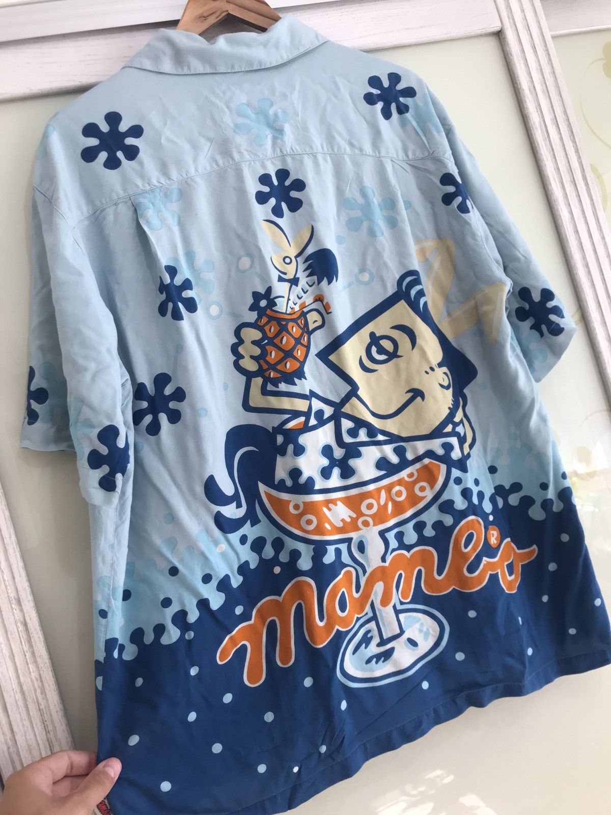 Mambo × Vintage Very Rare Mambo Loud Hawaiian Blue Shirt Vintage Size US M / EU 48-50 / 2 - 5 Thumbnail
