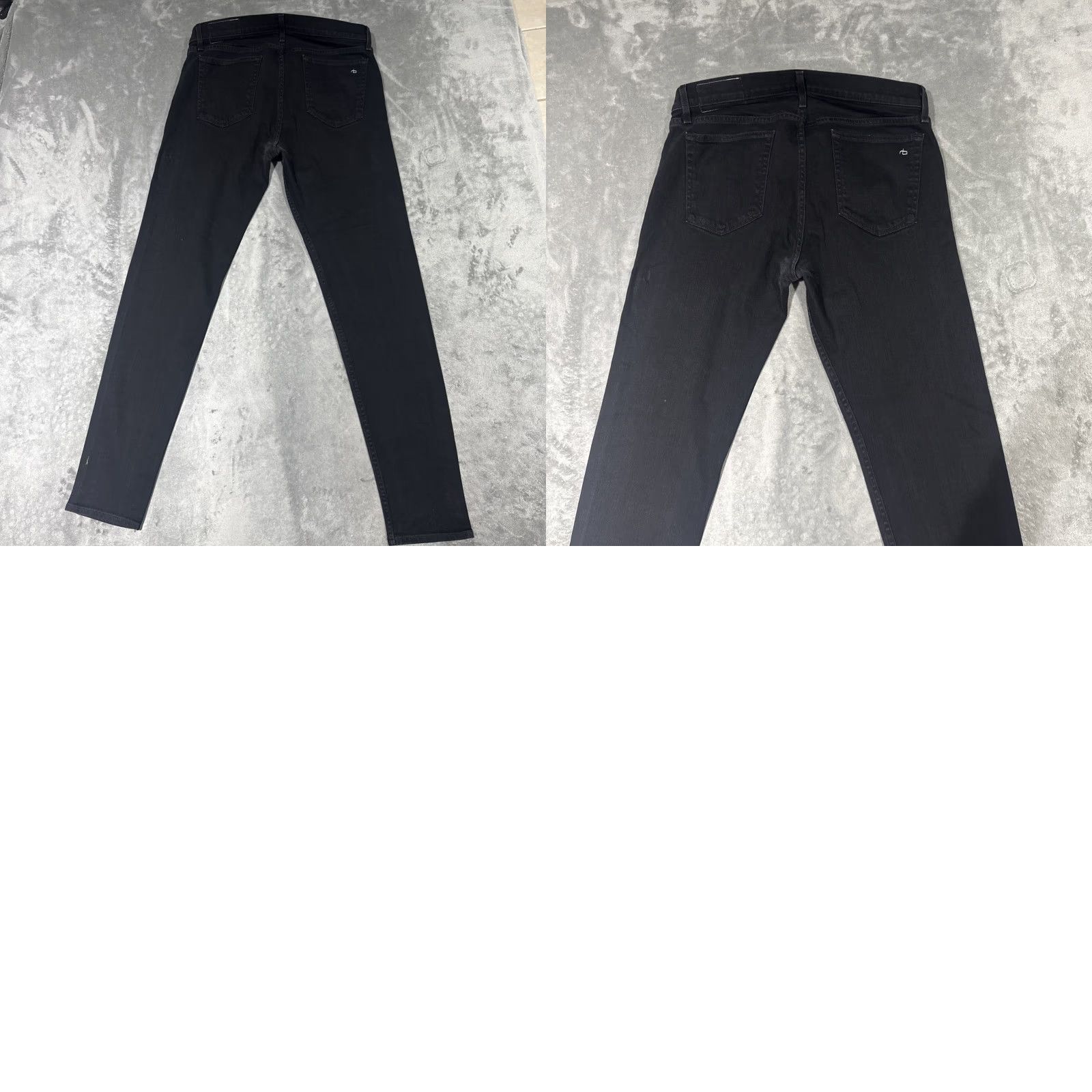 Rag & Bone Rag & Bone Jeans Mens 36 Slim Fit Button Fly Skinny Leg Black Denim Adult Men 34 Inseam 36 Size US 36 / EU 52 - 8 Thumbnail