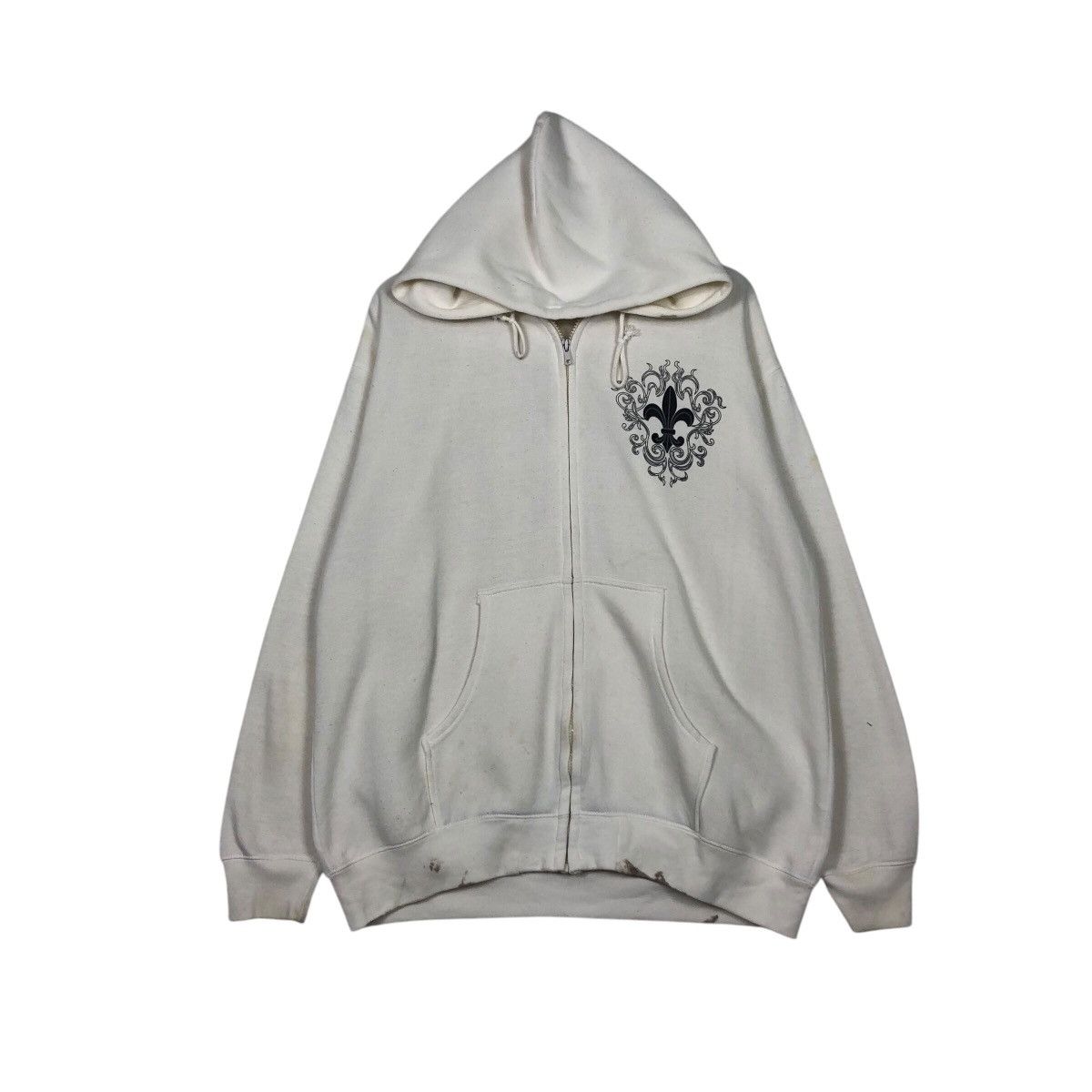 Japanese Brand 📌Vintage Zipper Hoodie Bullet Noise Cross Big Logo Size US L / EU 52-54 / 3 - 2 Thumbnail