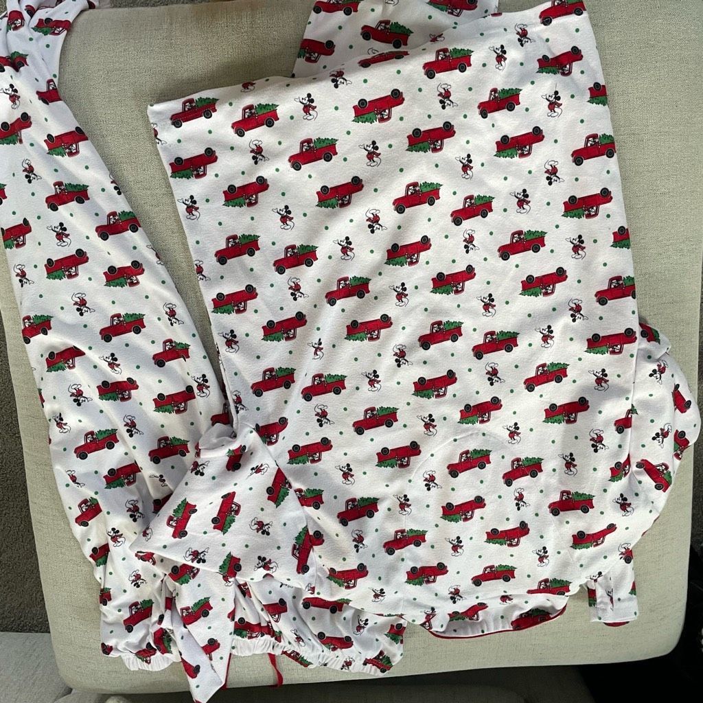 Disney Disney Mickey Mouse 2pc Flannel Santa Christmas Tree Pajamas Size ONE SIZE - 6 Thumbnail