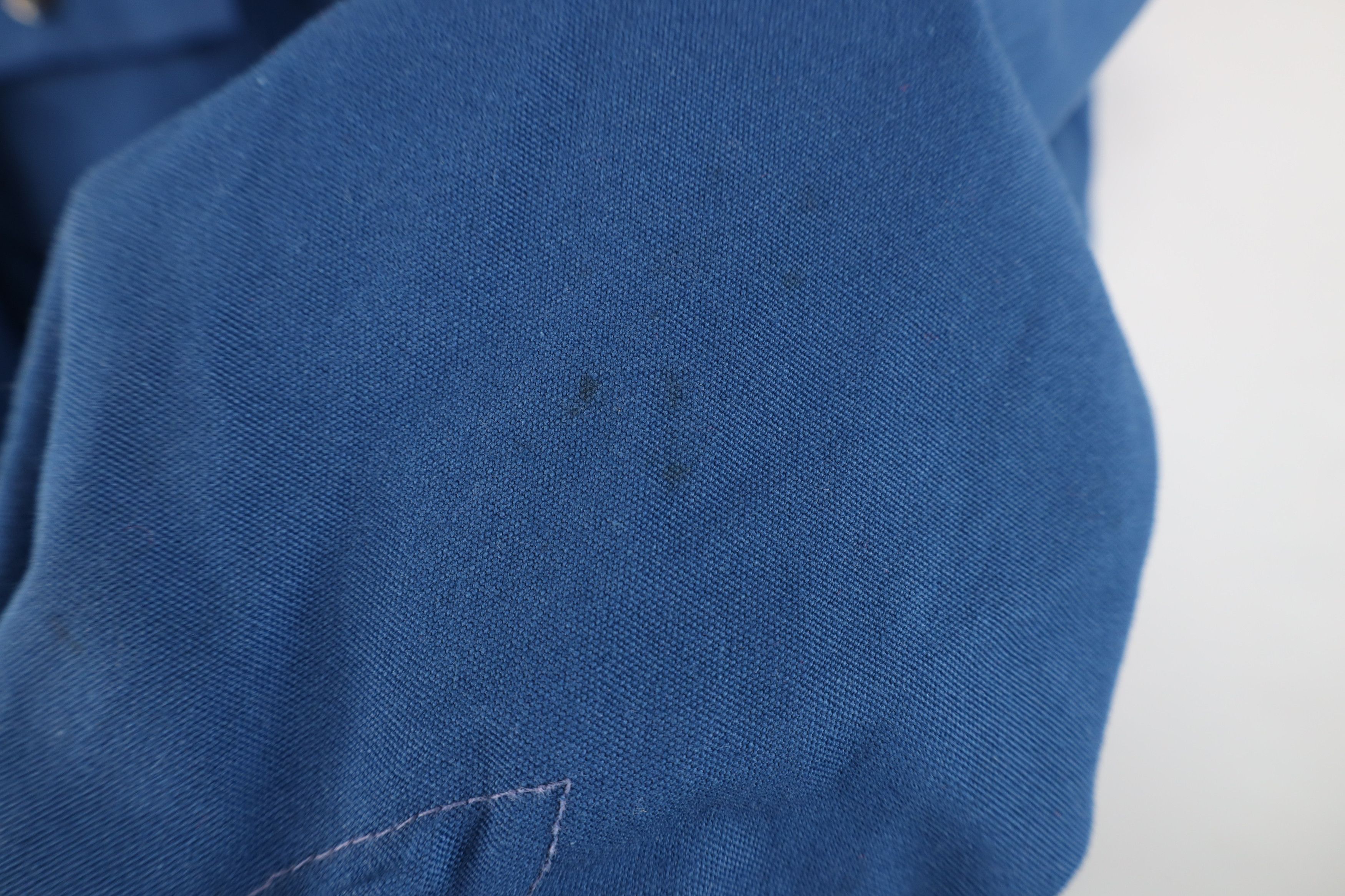 Vintage Vintage 70s Workwear Mechanic Button Shirt Jacket Blue USA Size US M / EU 48-50 / 2 - 5 Thumbnail