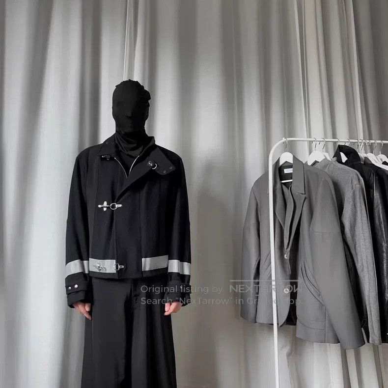 Dries Van Noten DRIES VAN NOTEN Fireman aircraft buckle wool jacket Size US L / EU 52-54 / 3 - 7 Thumbnail