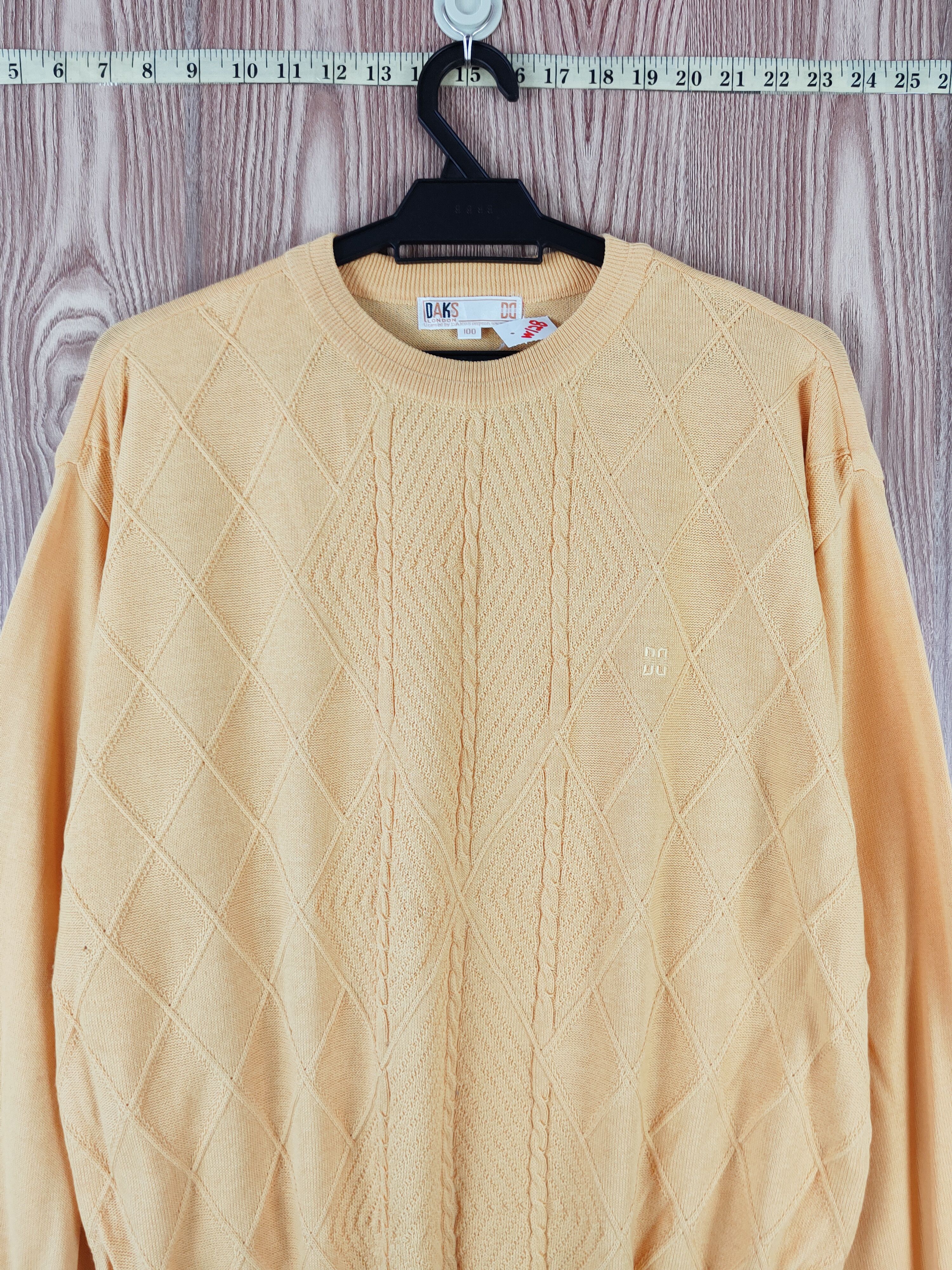 DAKS Daks London Yellow Golf Knitwear Sweatshirts #W128 Size US M / EU 48-50 / 2 - 2 Thumbnail