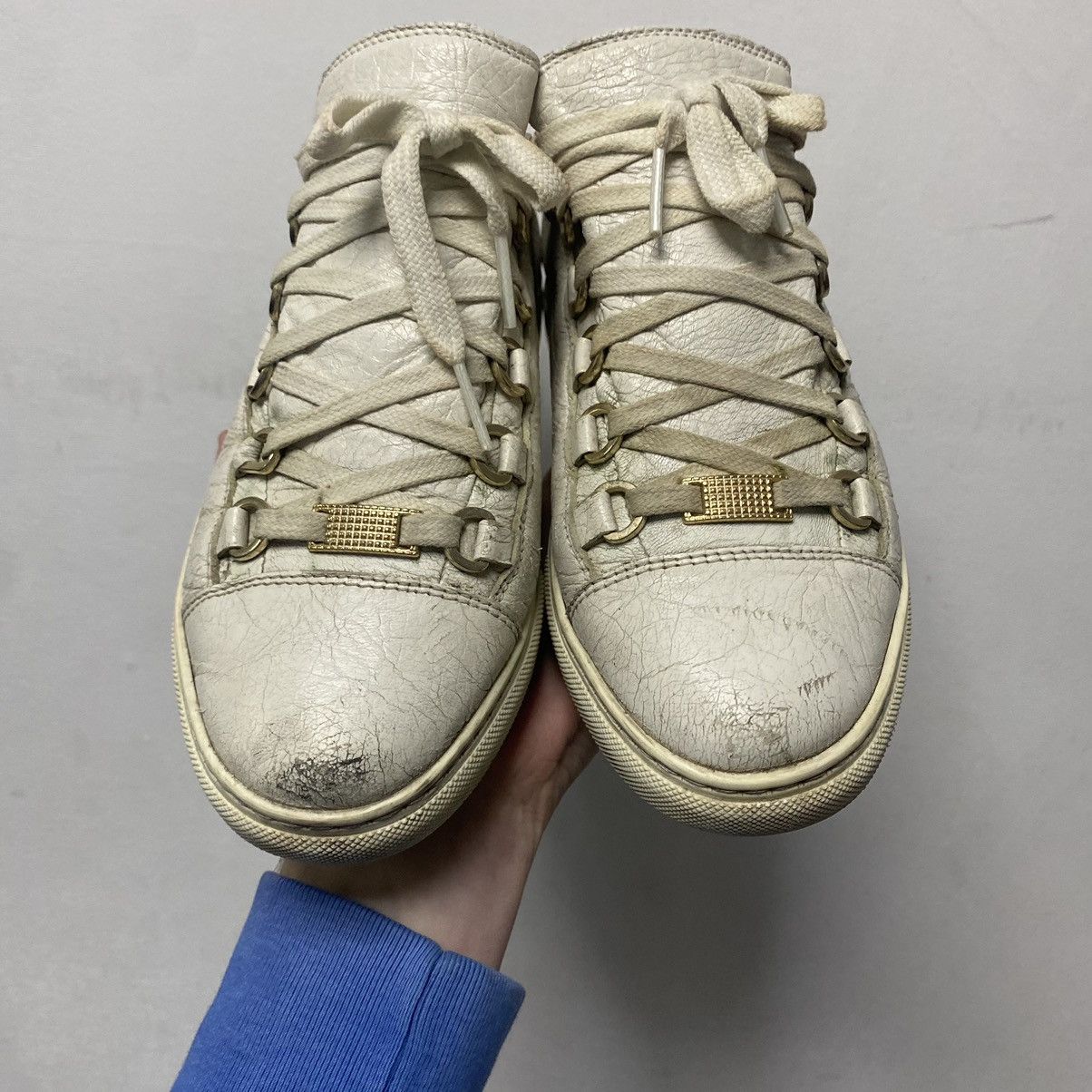 Balenciaga Balenciaga Arena Low Top Sneakers Size US 5 / EU 37 - 4 Thumbnail
