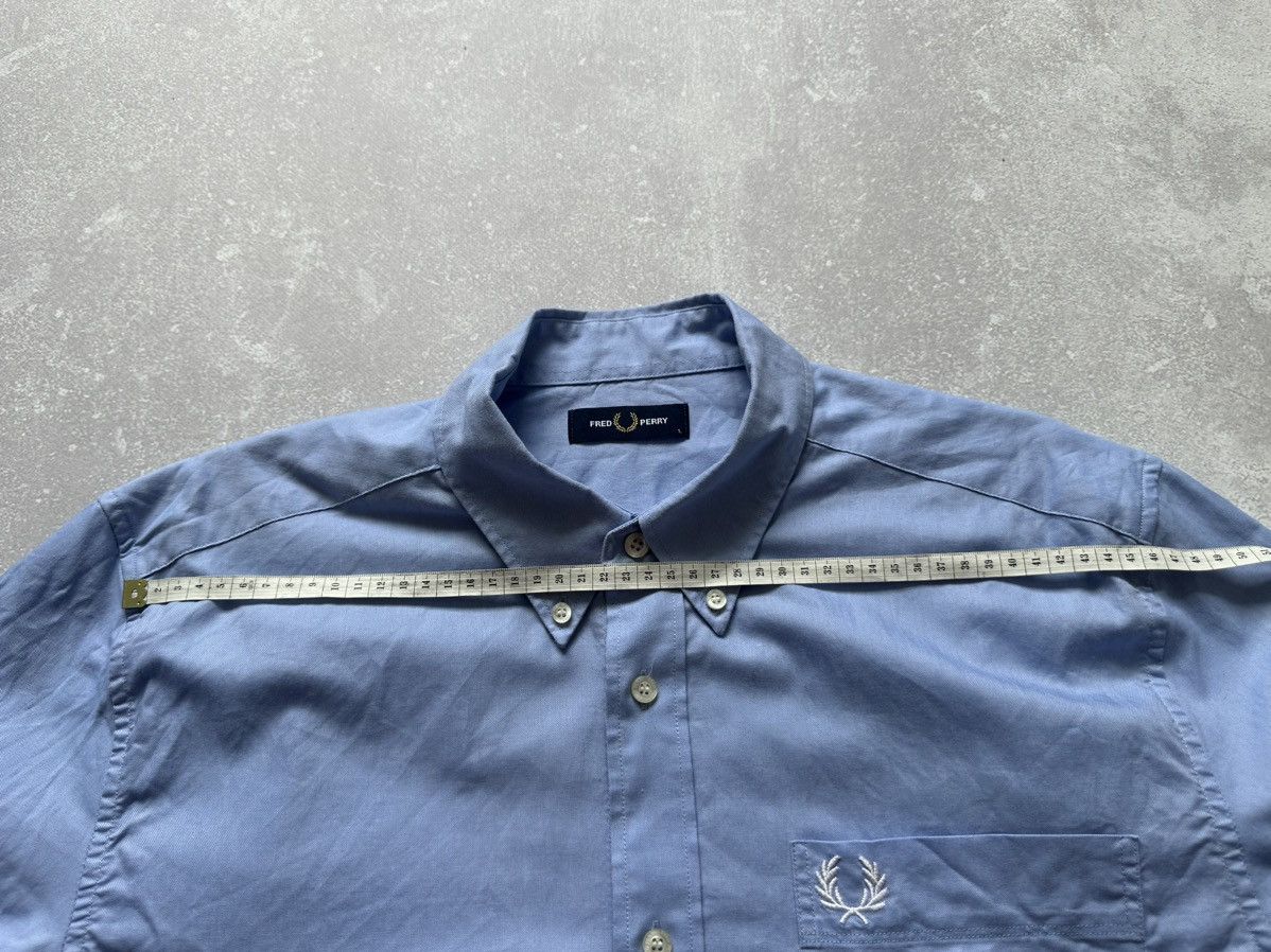 Fred Perry Fred Perry Checkered Button Down Long Sleeve Small Logo L Size US L / EU 52-54 / 3 - 7 Thumbnail