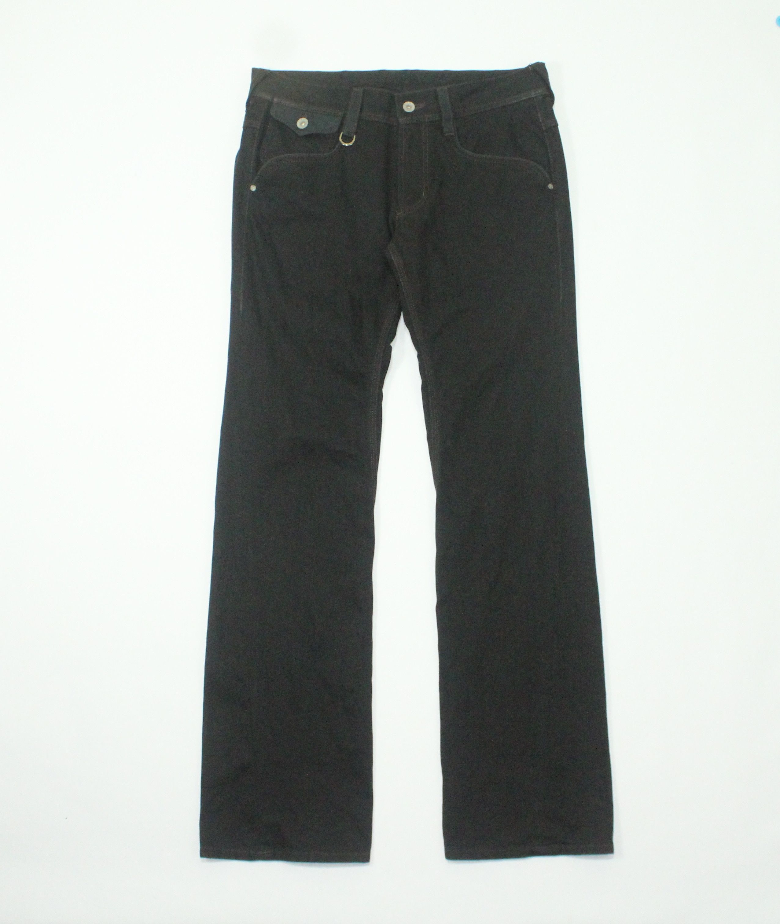 Japanese Brand Lace Up Pockets HIDEWAY Nicole Spiral Inseam Size US 32 / EU 48 - 2 Thumbnail
