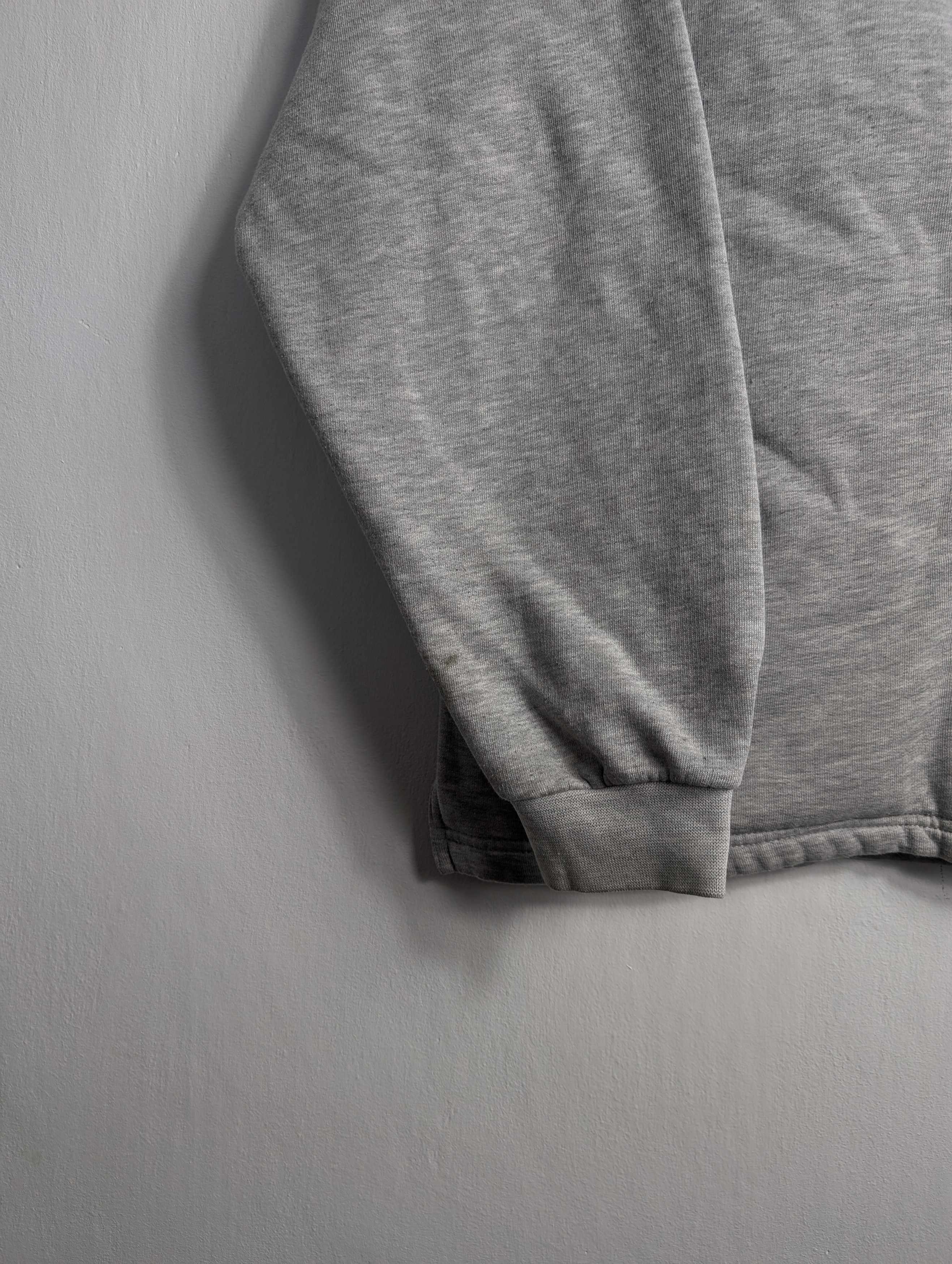 Nike × Vintage Vintage Nike 90s Zip Sweatshirt Grey Size US M / EU 48-50 / 2 - 6 Thumbnail