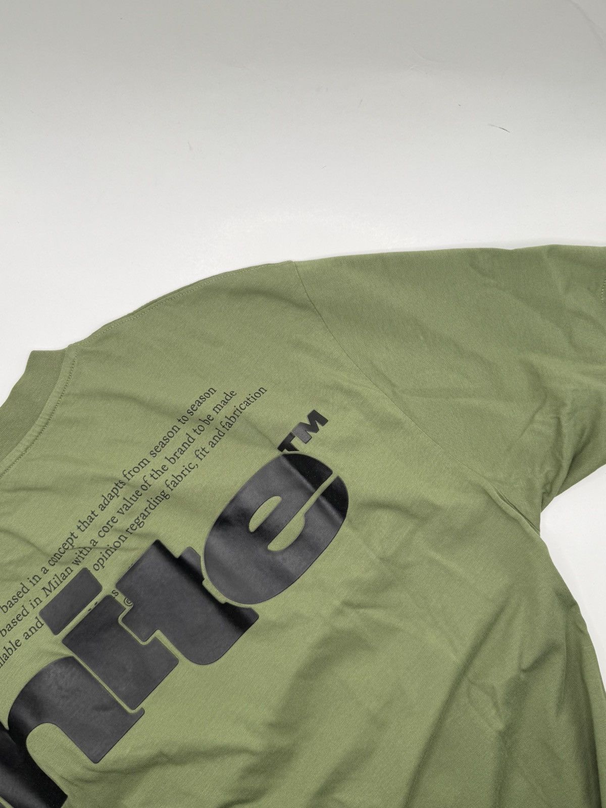Off-White Off-White Men's Shared Logo Tee Olive XS Size US XS / EU 42 / 0 - 4 Thumbnail