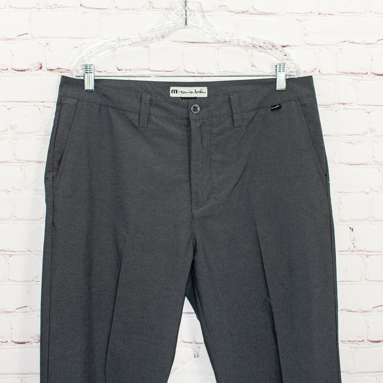 TravisMathew Travis Mathew Men's Golf Chino Pants Gray Size 36 Size US 36 / EU 52 - 2 Thumbnail
