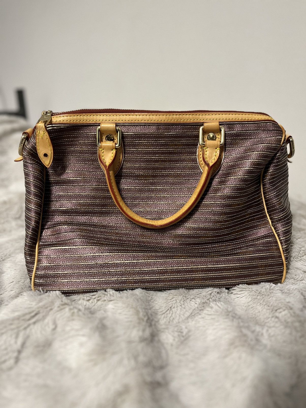 Louis Vuitton 2010 Monogram Eden Speedy Bandouliere Handbag