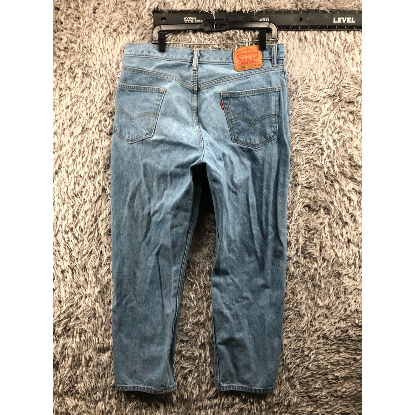 Levi's Levi's 550 Jeans - 36x30 - Regular Slim Straight | Levi's | Blue | Denim | Men's Jeans Size US 36 / EU 52 - 5 Thumbnail