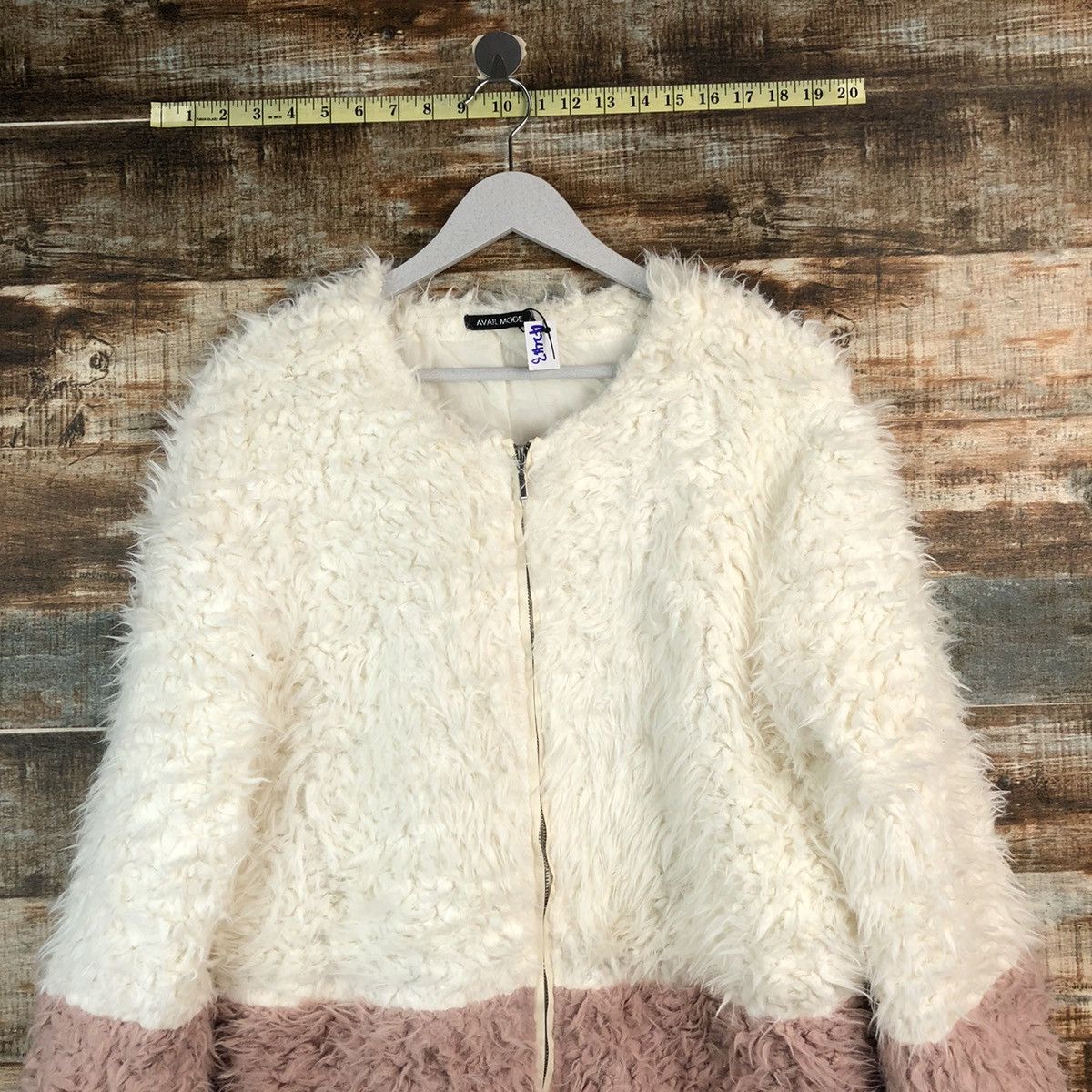 Homespun Knitwear Avail Mode Pink Mohair fur shaggy Knitwear #A2413 Size M / US 6-8 / IT 42-44 - 2 Thumbnail