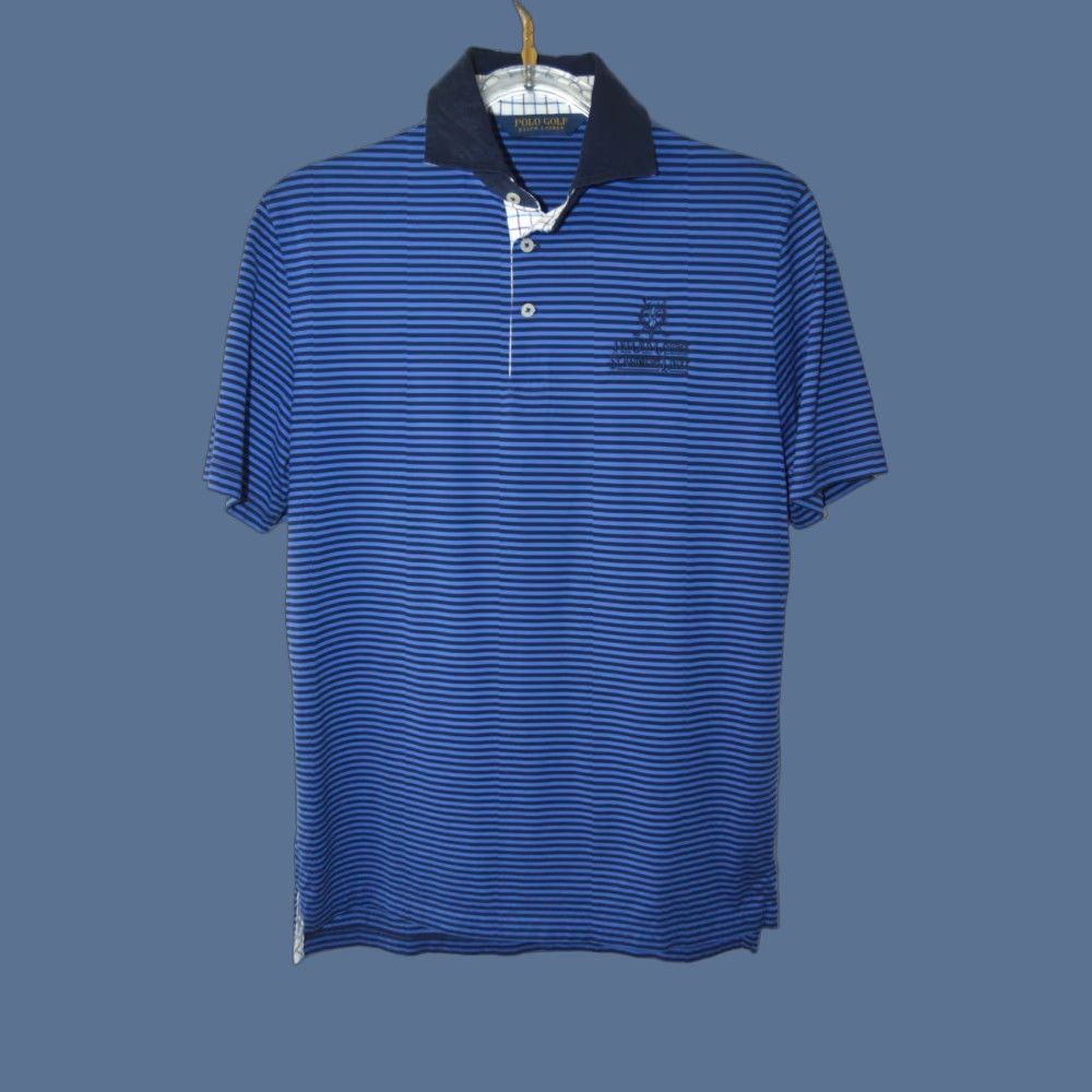Ralph Lauren Ralph Lauren Polo Golf Polo Shirt Blue Stripe Small Adult Men Polo Shirt Blue Stripe Small Size US S / EU 44-46 / 1 - 1 Thumbnail