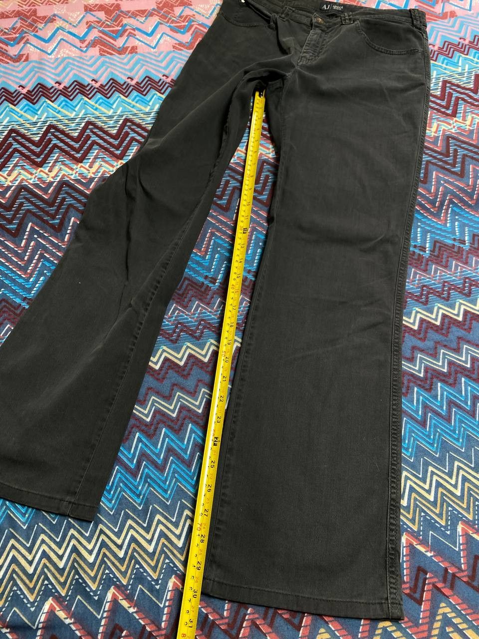 Armani vintage black denim pants Y2K Armani jeans streetwear Size US 30 / EU 46 - 13 Thumbnail