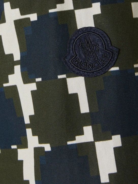 Moncler o1lsvrm0425 Printed Cotton Poplin Shirt in Multicolor Size US S / EU 44-46 / 1 - 5 Thumbnail