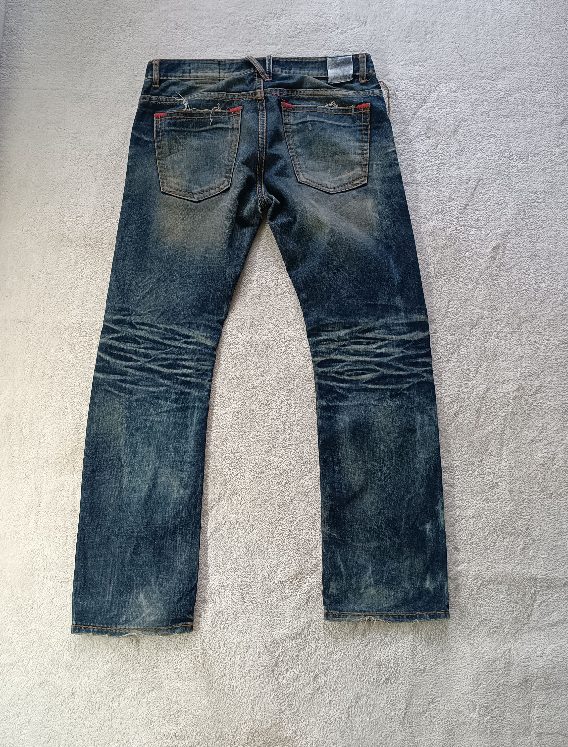 Japanese Brand × Vintage 🔥Vintage🔥 Japanese Brand DPSR Distressed Denim Jeans Size US 34 / EU 50 - 13 Thumbnail