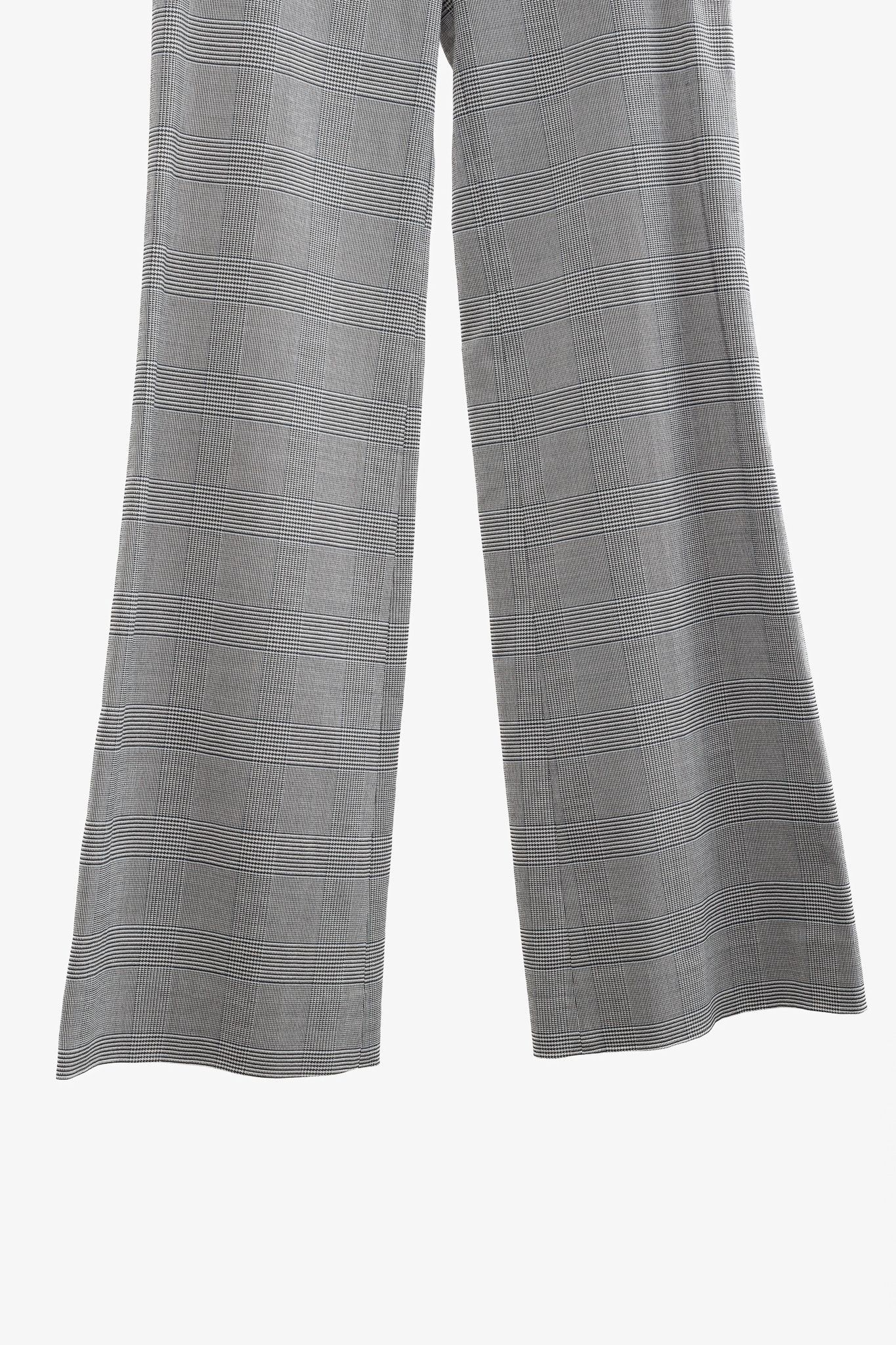 Dior Christian Dior Grey Plaid Flared Trousers Size 26" / US 2 / IT 38 - 6 Thumbnail