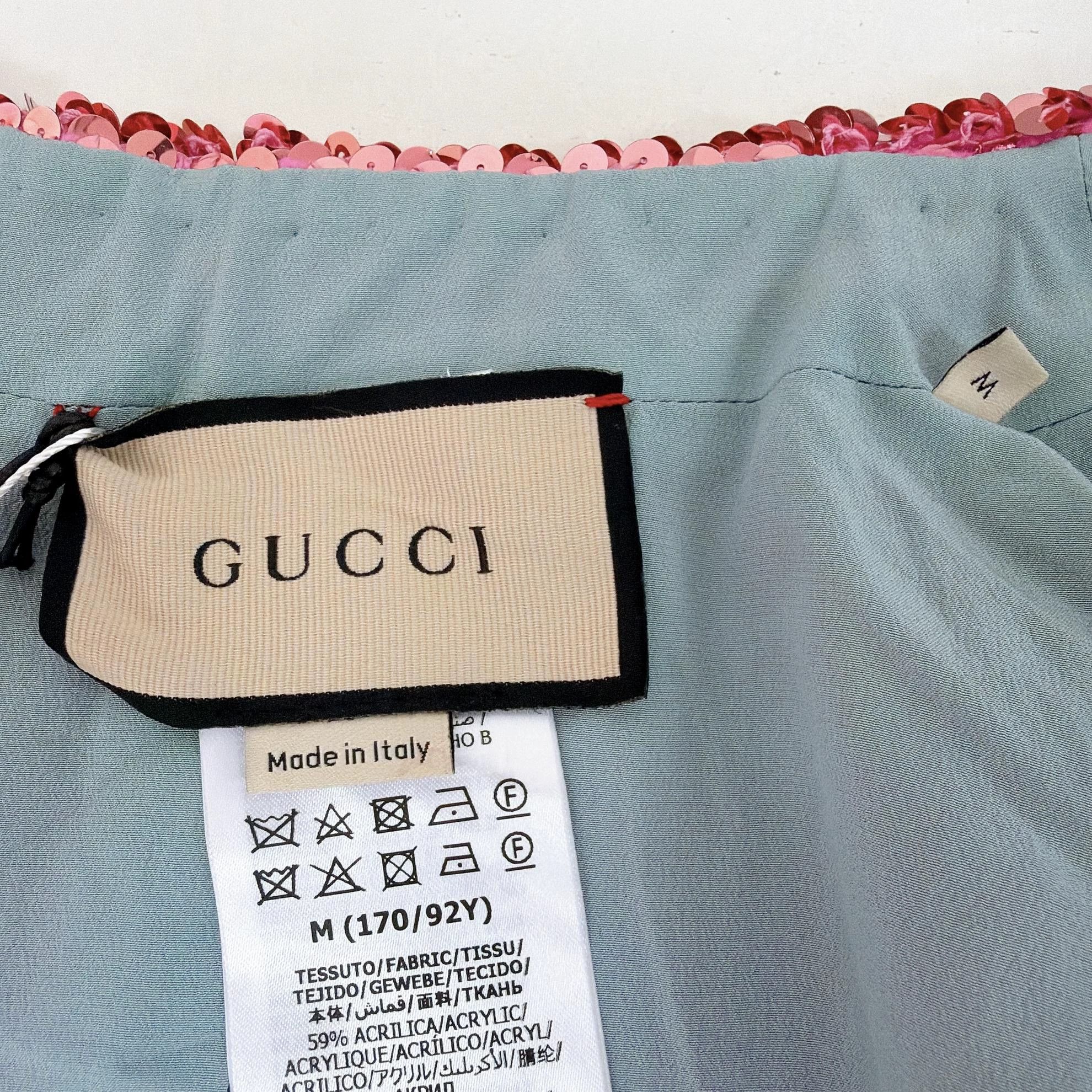 Gucci Gucci red sequin top M new with tags Size M / US 6-8 / IT 42-44 - 7 Thumbnail