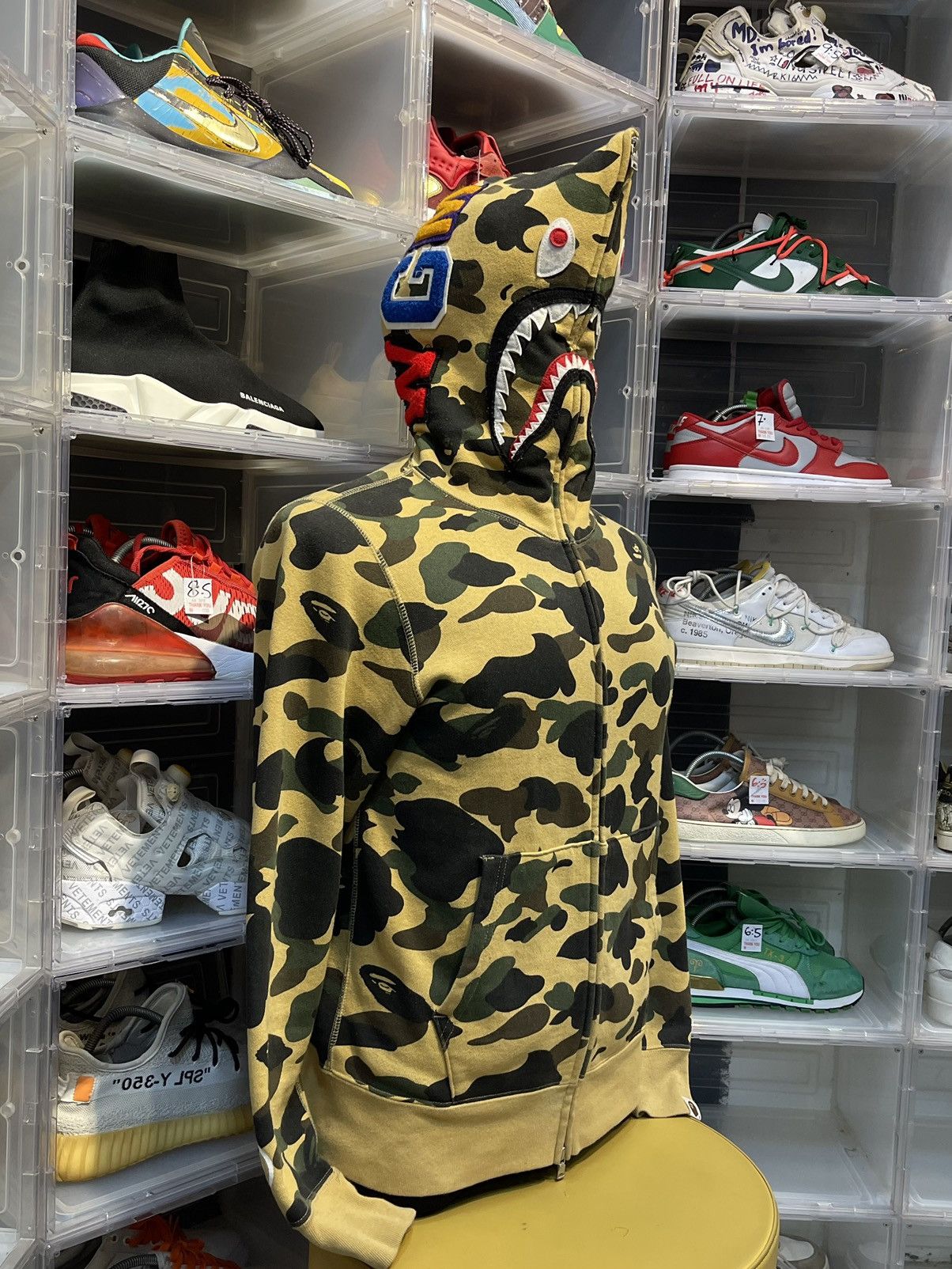 Bape 1st camo Shark full zip hoodie a bathing ape WGM Size US S / EU 44-46 / 1 - 3 Thumbnail