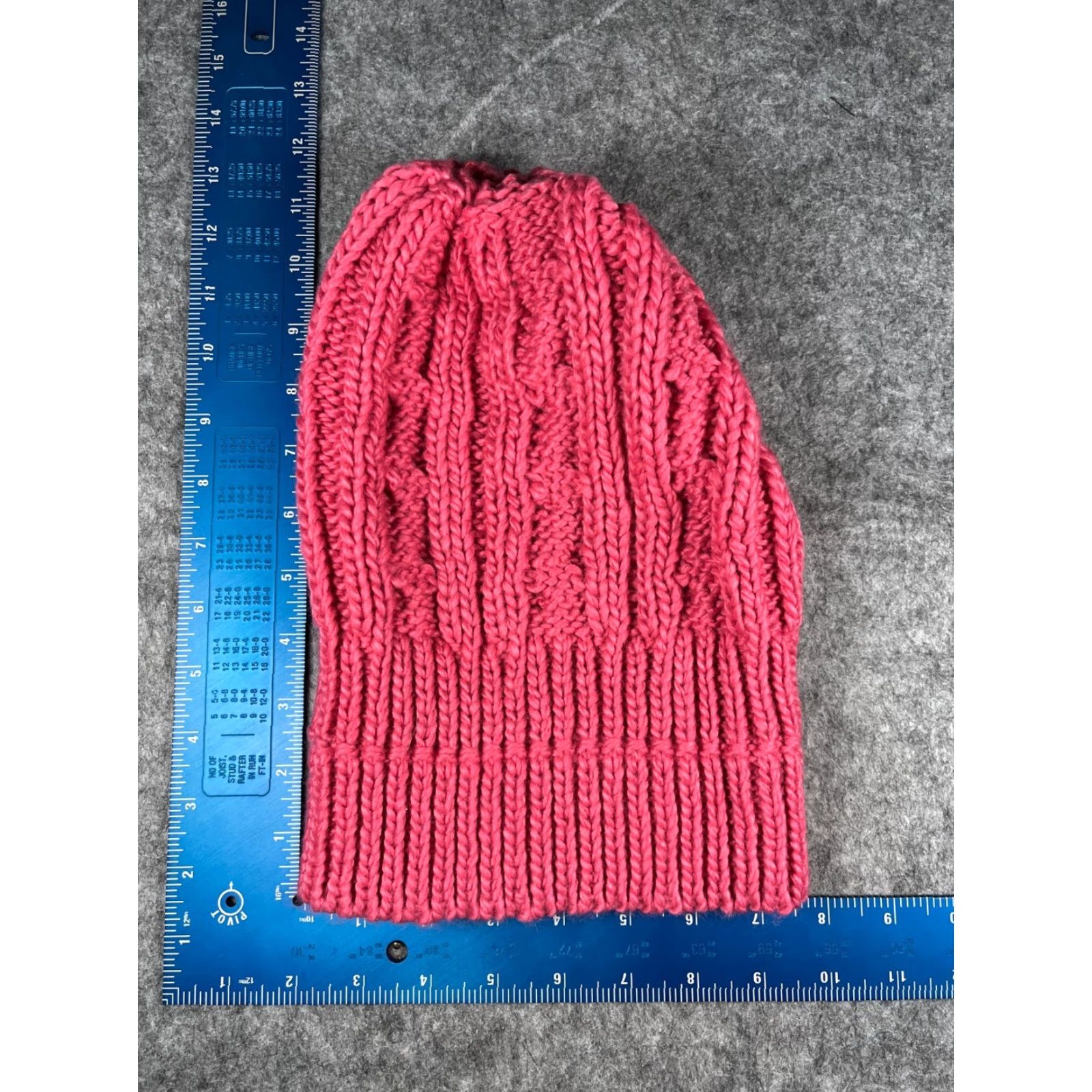 Pinko Momentum Brands Beanie Toque Adult One Size Pink Cable Knit 100% Polyester NEW Women Hat Beanie Winter Outdoor Ski Mens Womens Size ONE SIZE - 6 Thumbnail