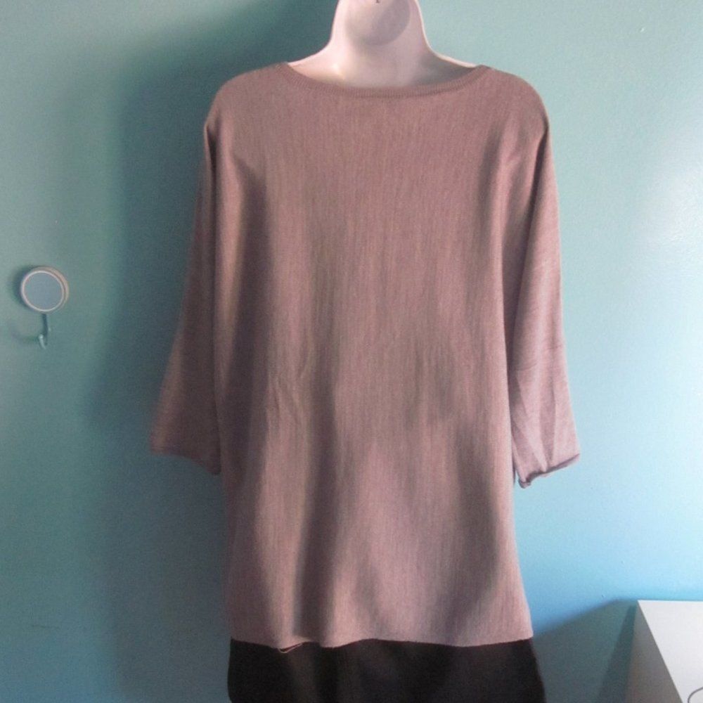 Magaschoni Magaschoni Size L Gray Dolman Sleeve Oversized Wool Blend S Size L / US 10 / IT 46 - 8 Thumbnail