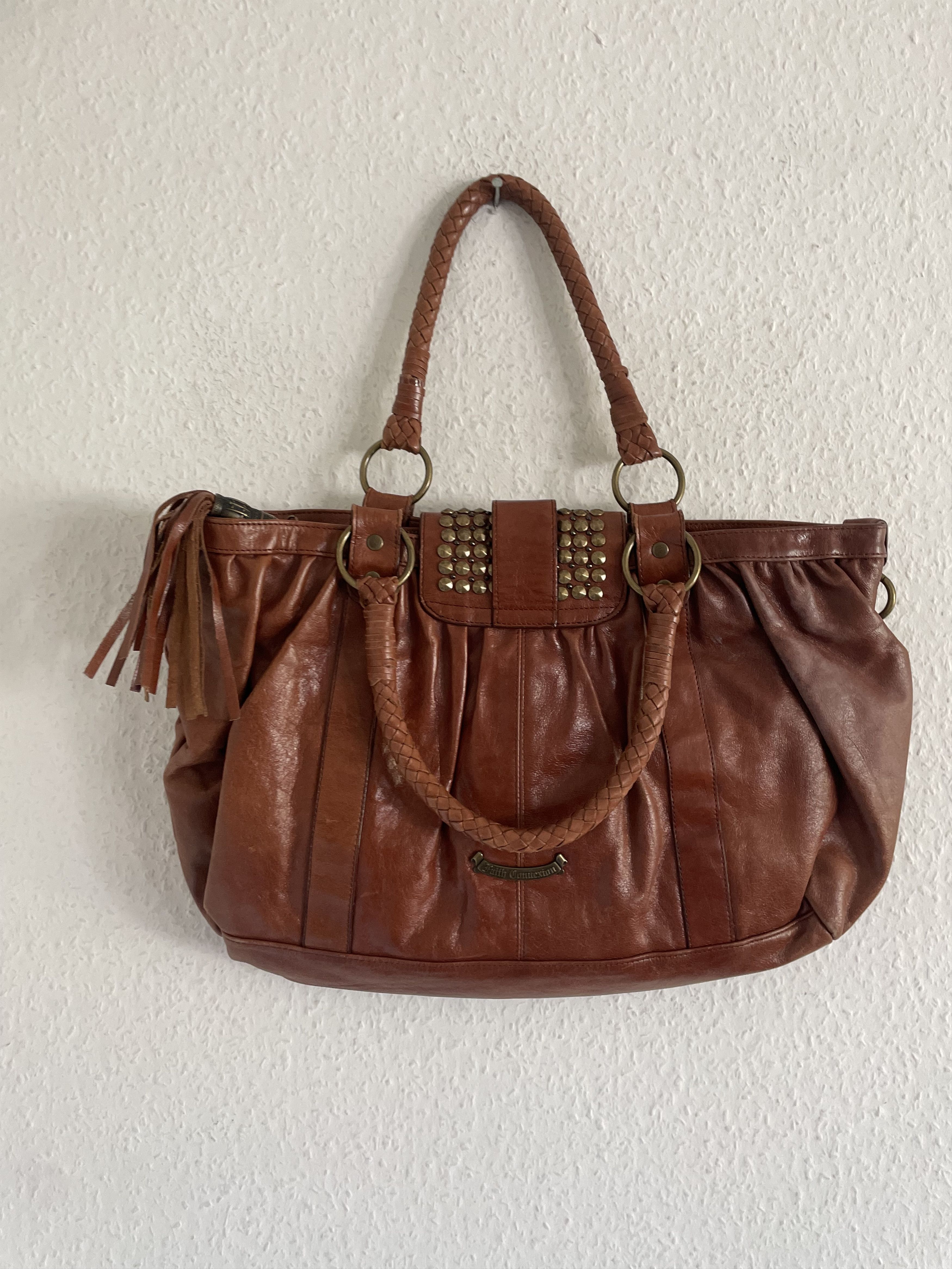 Faith Connexion Leather Handbag Size ONE SIZE - 11 Thumbnail