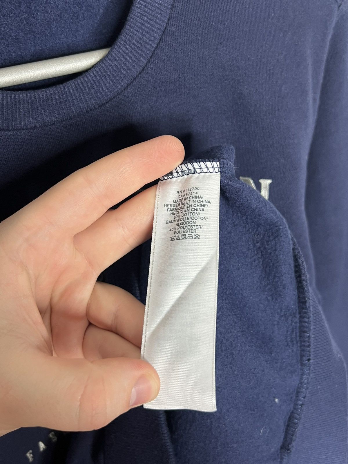 True Religion True Religion Big Logo Navy Blue Sweatshirt Pullover Size US S / EU 44-46 / 1 - 8 Thumbnail