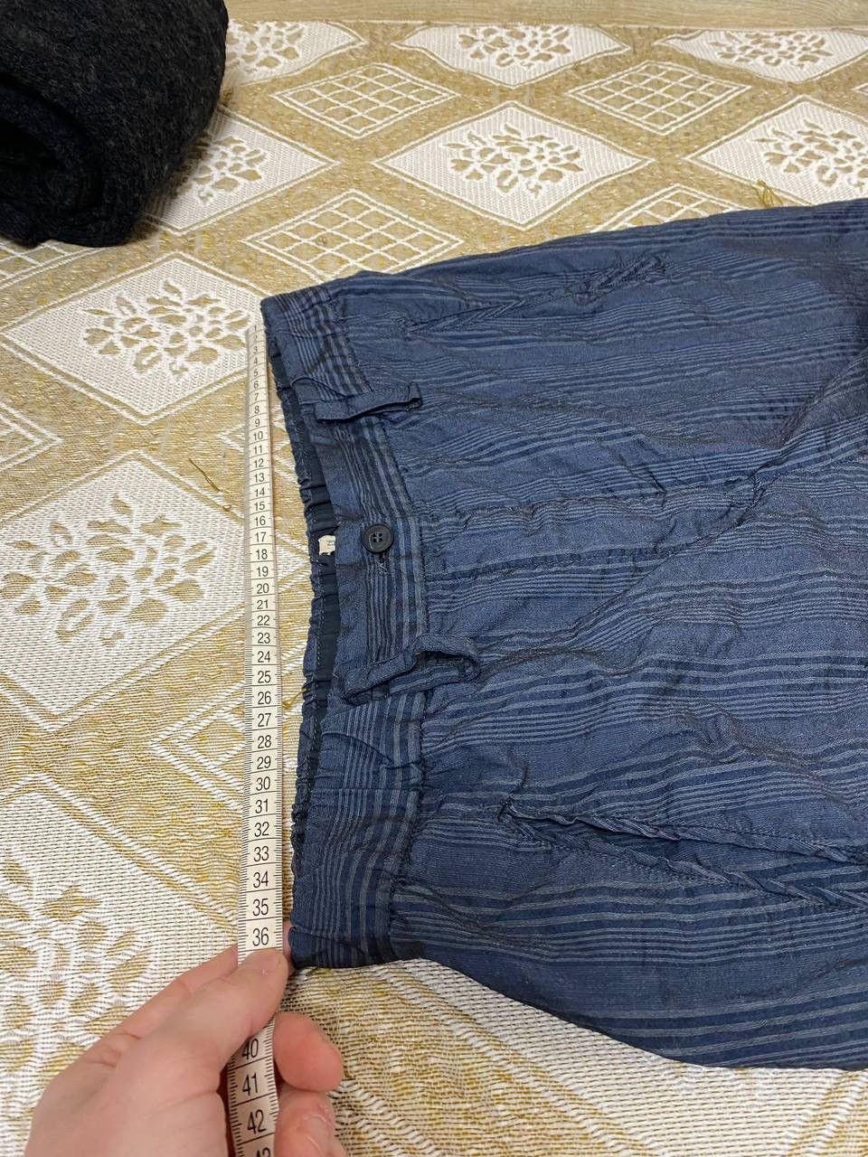 Annette Gortz 🔥 Annette Gortz Baggy Trousers Pants Striped Blue Wide Size 26" / US 2 / IT 38 - 6 Thumbnail