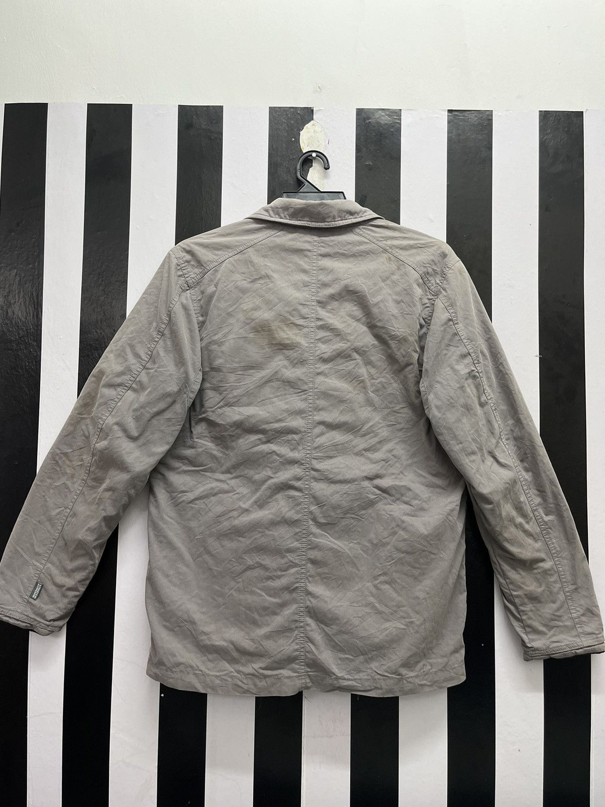 Stussy Stussy Japan TruckerJacket Vintage Wash in grey Size 36S - 8 Thumbnail