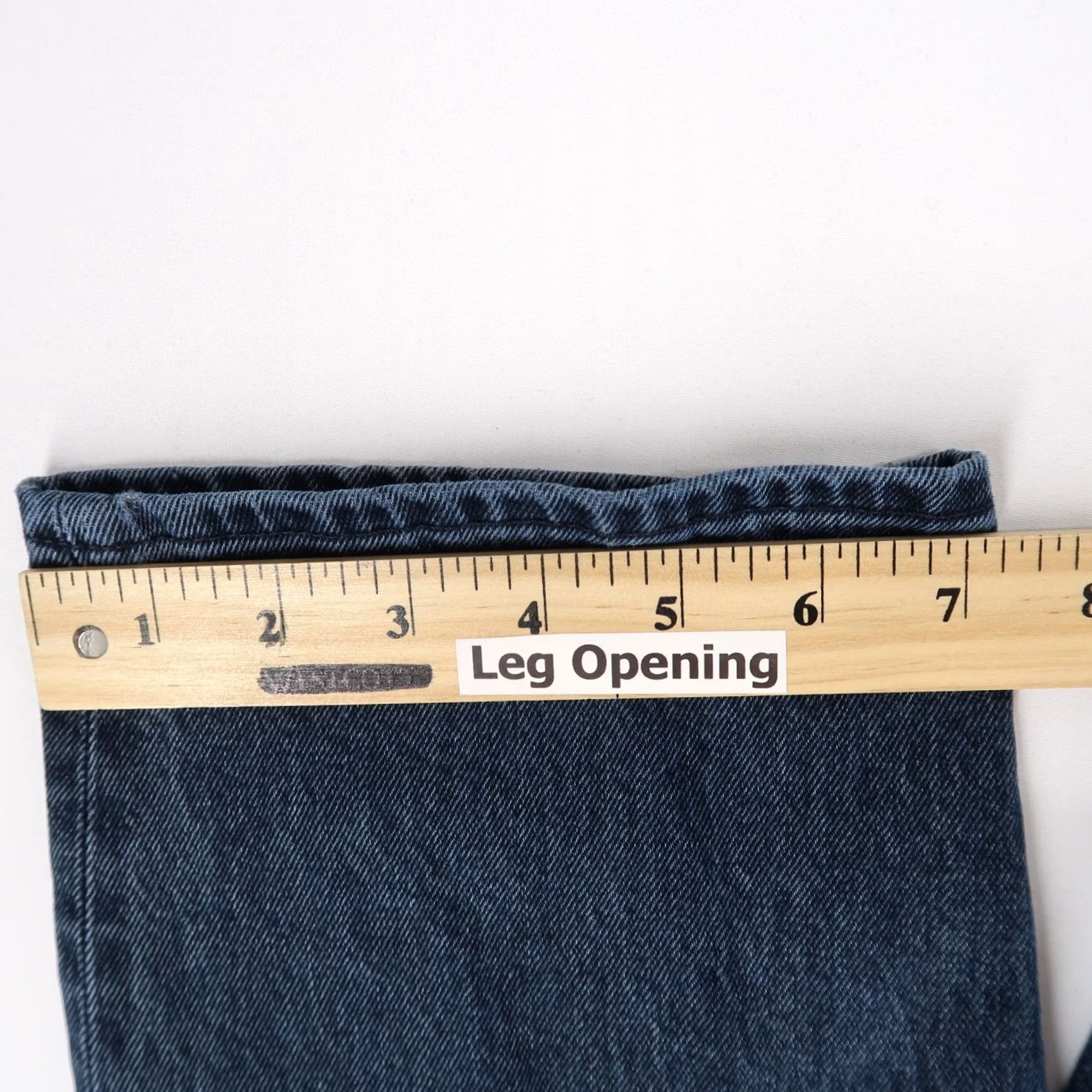 Madewell Madewell Jeans Womens 24 Blue The Dadjean High Rise Straight Leg Stretch Denim Size 42" / US 20 - 7 Thumbnail