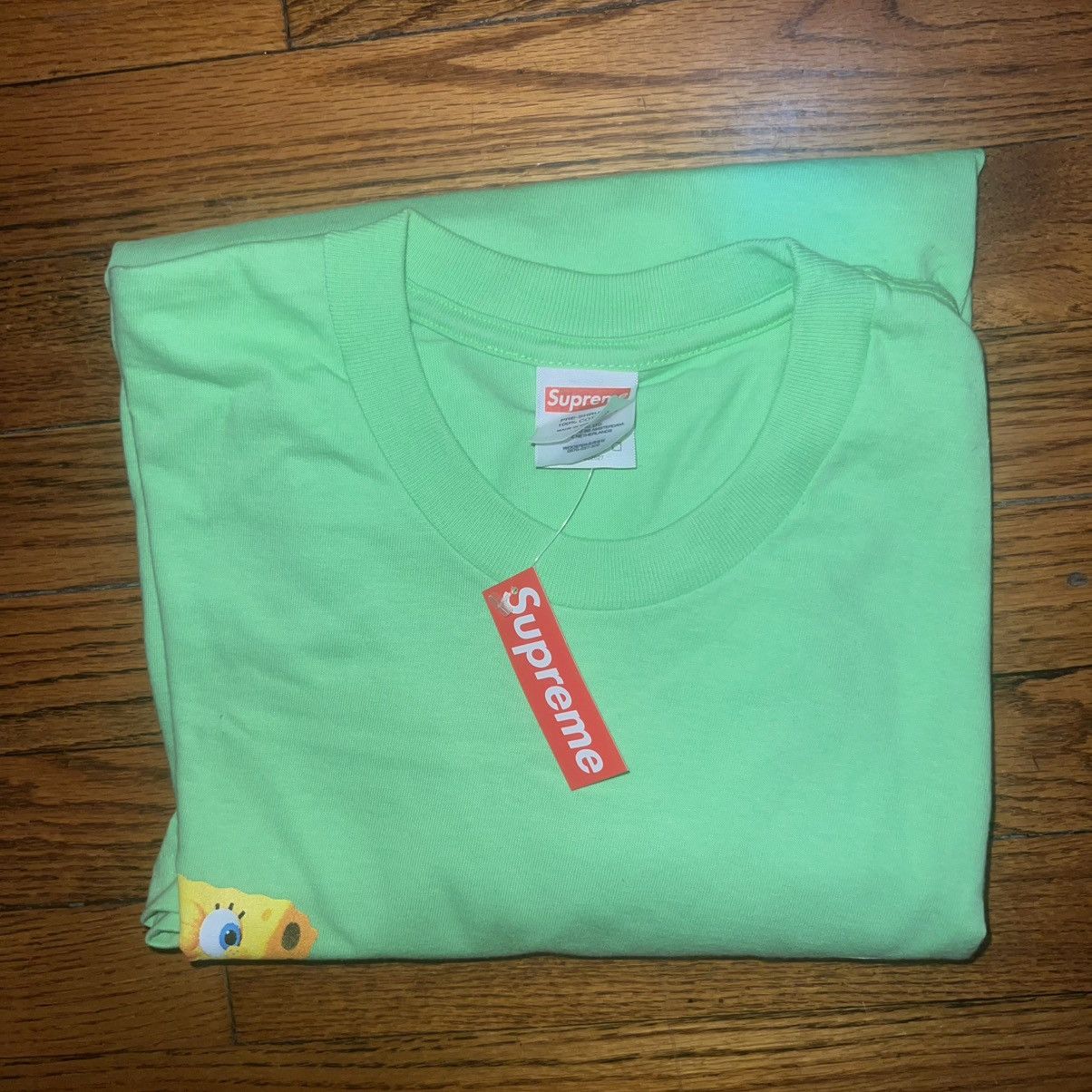 Supreme Supreme Spongebob Castel Racing L/S Tee Lime Green Size: M Size US M / EU 48-50 / 2 - 3 Thumbnail
