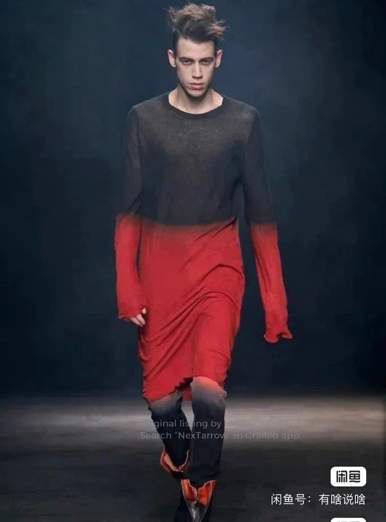 Ann Demeulemeester Ann Demeulemeester Runway Gradient Jeans. Size US 26 / EU 42 - 1 Thumbnail