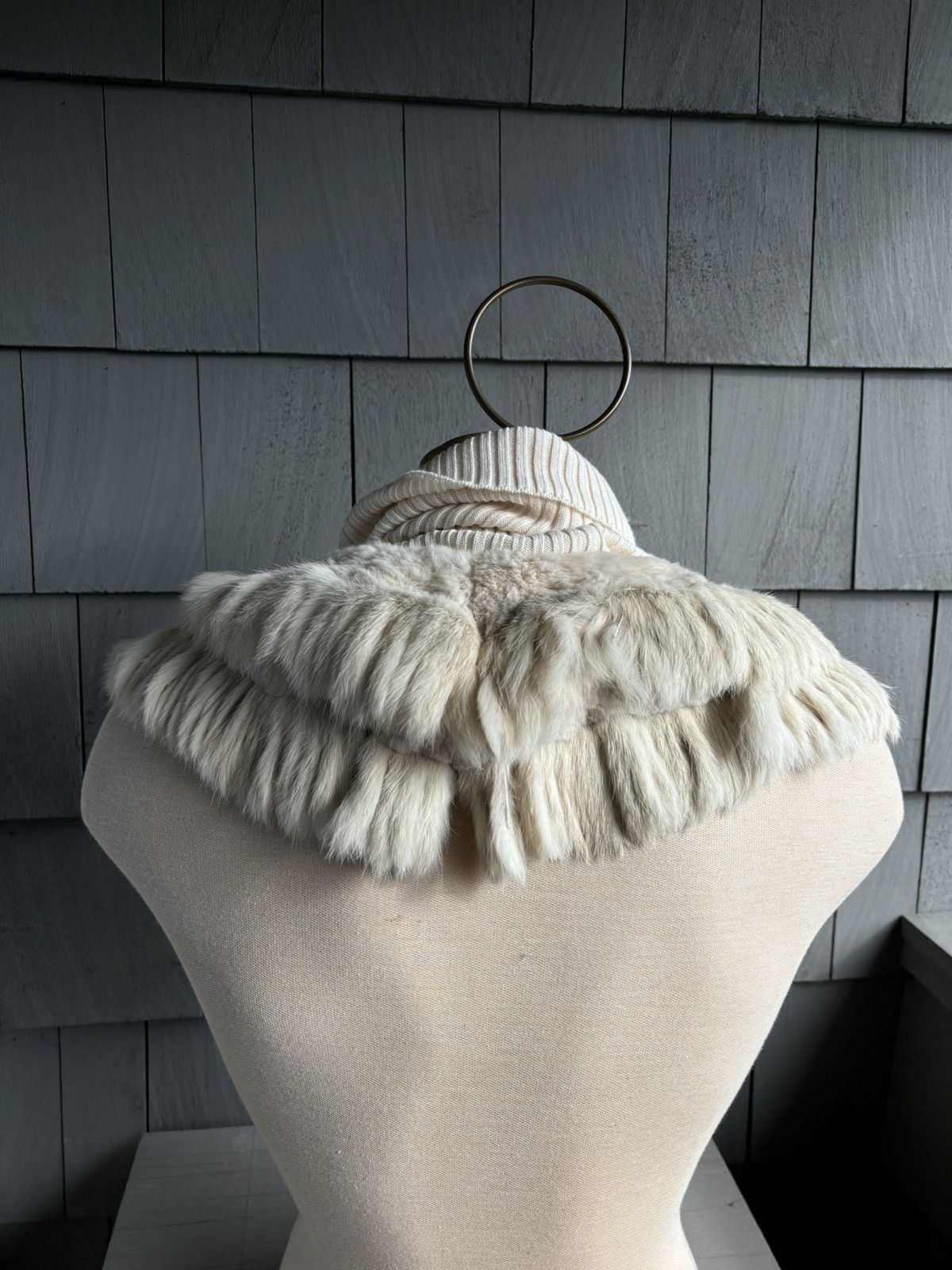 Vintage Vintage Fur Scarf Fox Fur Muff Collar Turtleneck Hat Cravat Size ONE SIZE - 10 Thumbnail