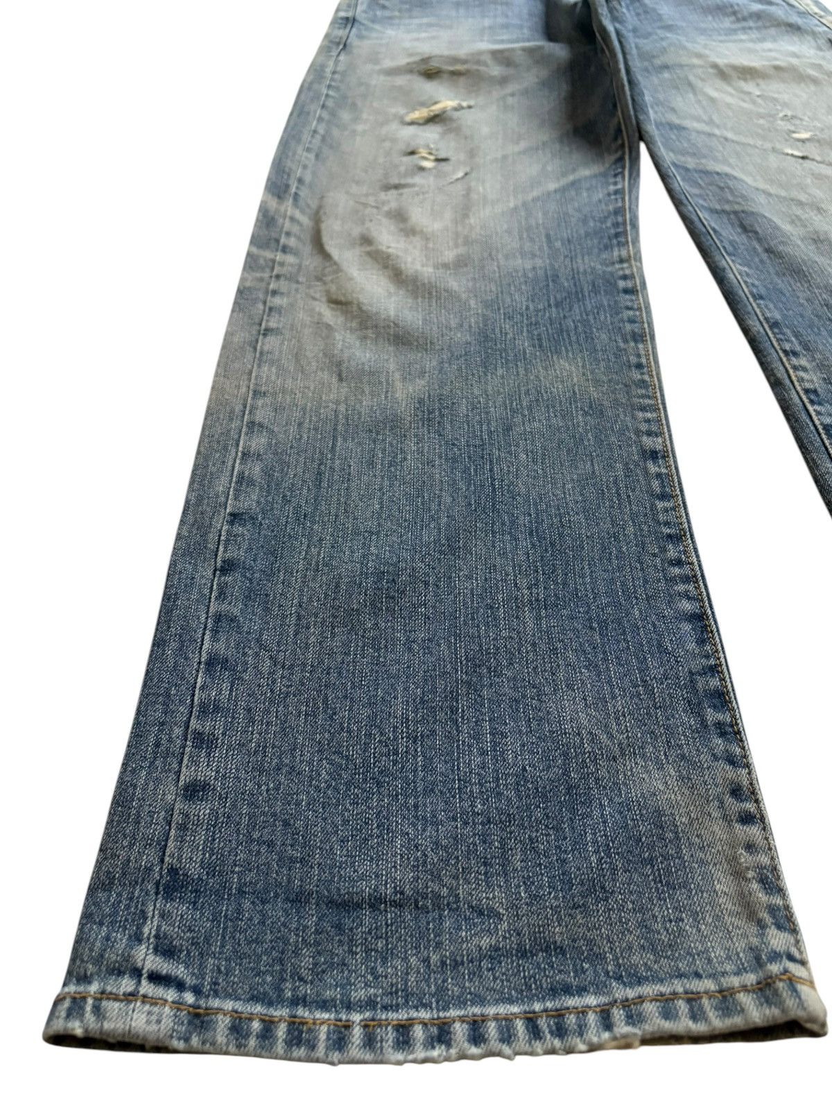 Japanese Brand Vintage Japanese Brand Mud Wash Distressed Baggy Jeans Size US 32 / EU 48 - 6 Thumbnail