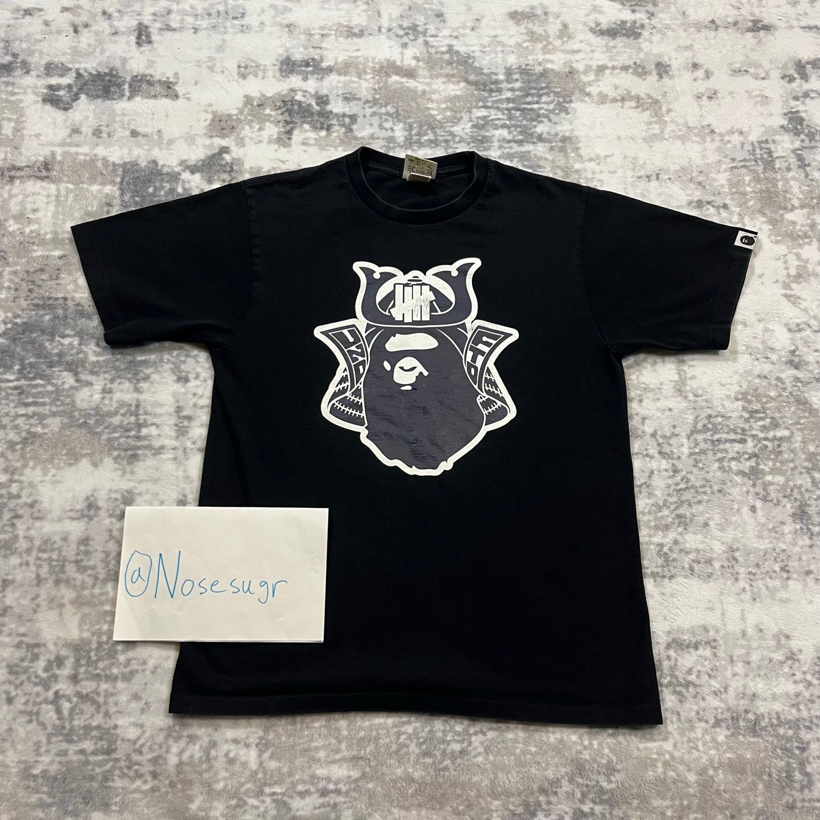 Bape × Nigo Authentic Bape x Undefeated Samurai Tee M Size US M / EU 48-50 / 2 - 1 Thumbnail