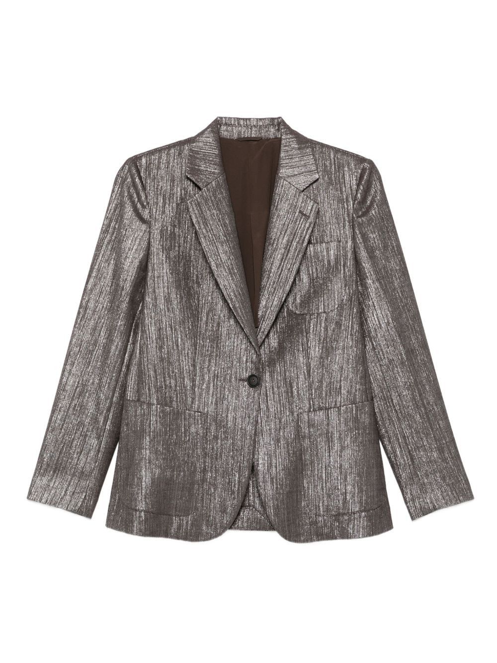 Brunello Cucinelli WOOL BLEND BLAZER JACKET Size S / US 4 / IT 40 - 1 Thumbnail