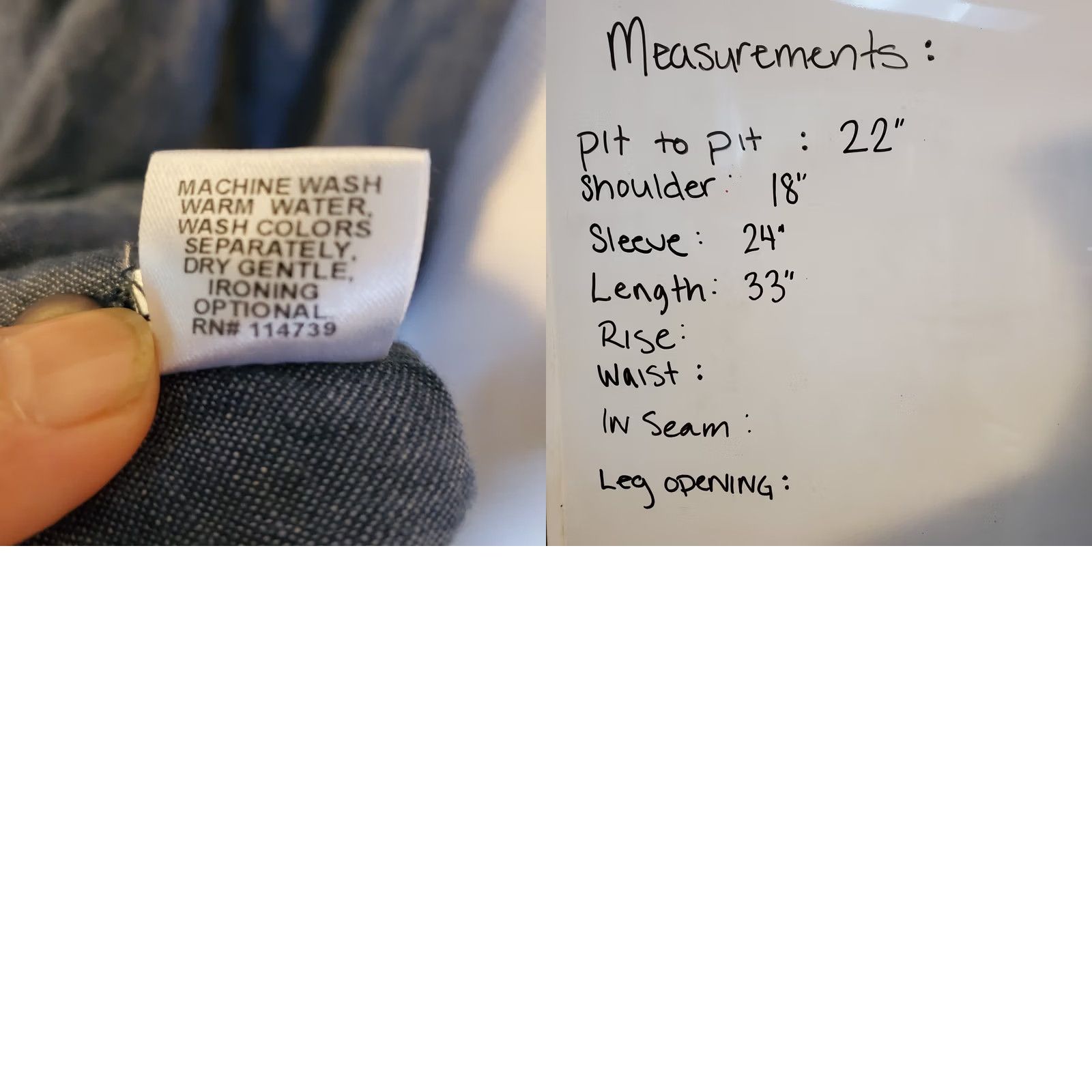 FLAX FLAX Shirt Dress Women Med Blue 100% Linen Collared Button Front Mini Preppy Sz Womens Size M / US 6-8 / IT 42-44 - 8 Thumbnail