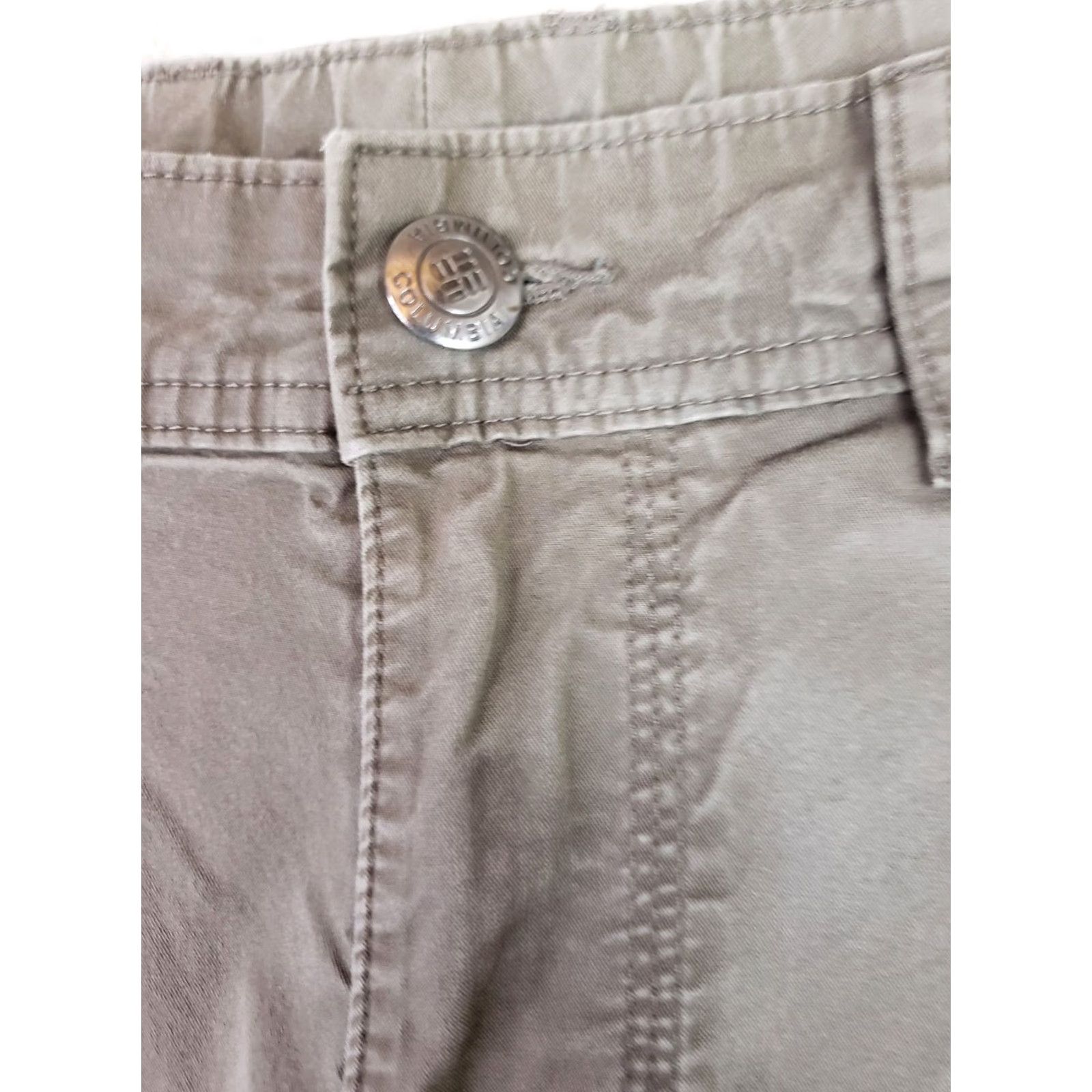 Vintage Columbia Chino Pants Men's 32X34 Straight Leg Pocket Green Khaki Size US 32 / EU 48 - 5 Thumbnail