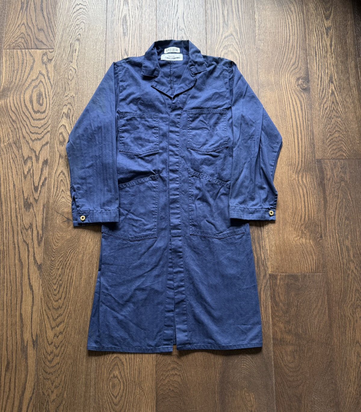 Vintage Vintage 60s Universal Chicago HBT Shop Work Coat NOS Size US M / EU 48-50 / 2 - 1 Thumbnail