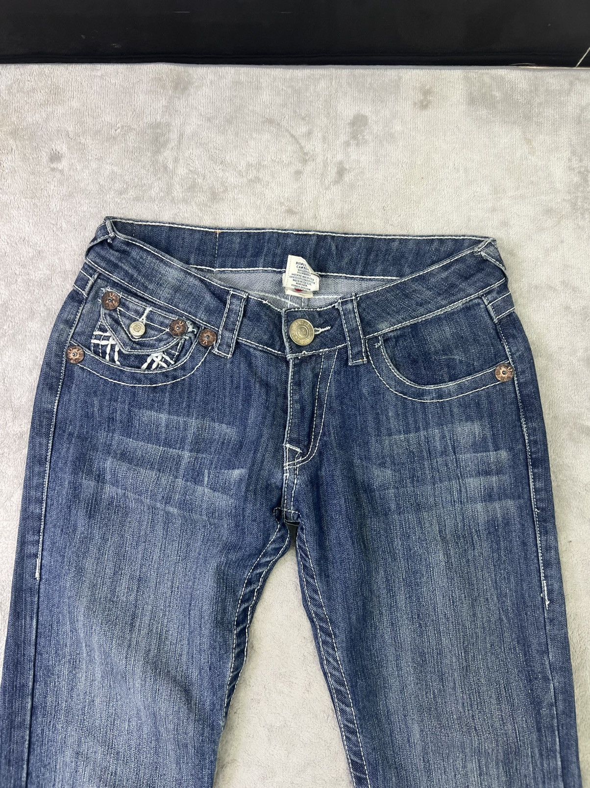 True Religion True Religion Joey Bootcut Jeans Women’s Size 27 Y2K Blue Size 27" / US 4 / IT 40 - 2 Thumbnail