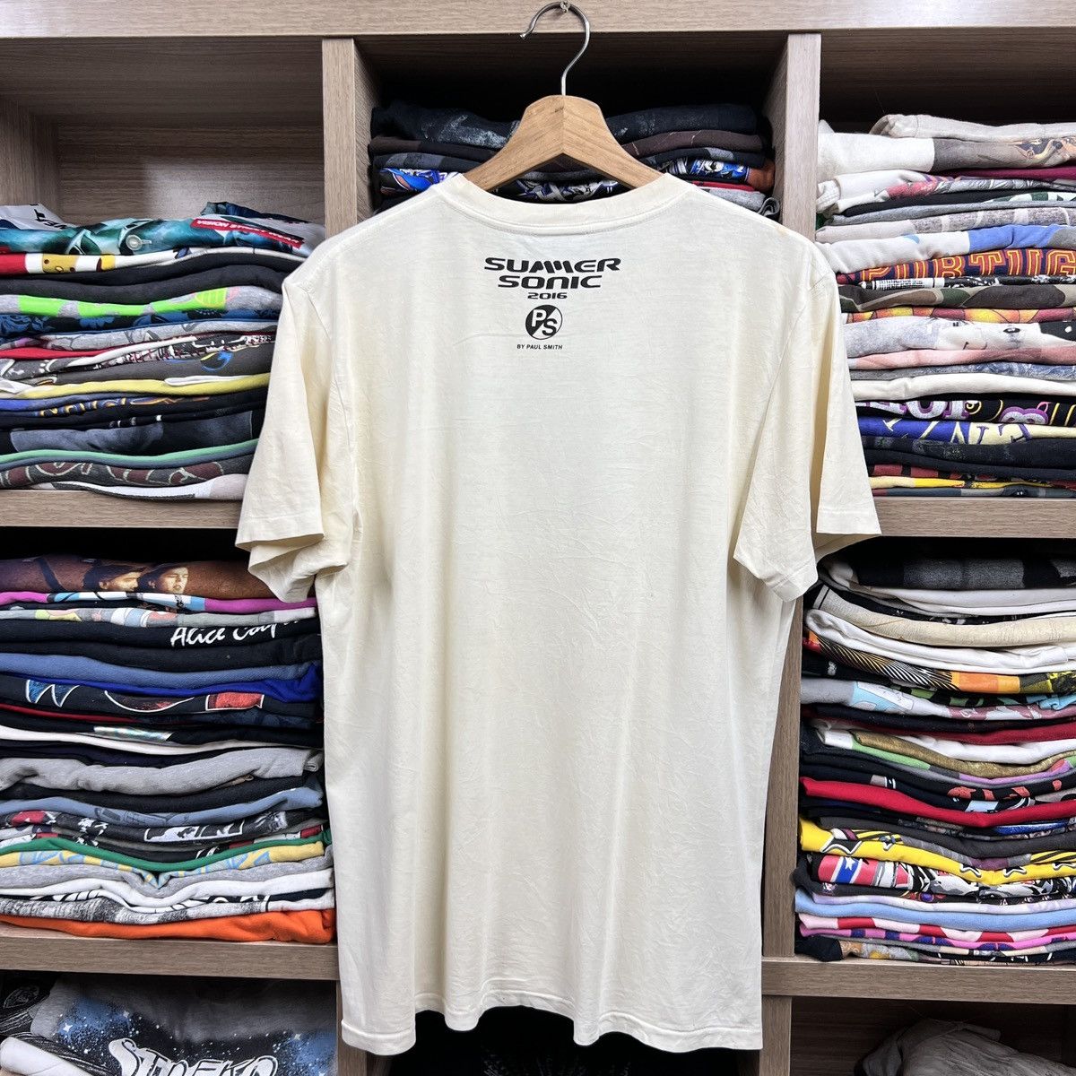Paul Smith PAUL SMITH SUMMER SONIC VTG TEE — TAG L / RARE PIECE Size US L / EU 52-54 / 3 - 2 Thumbnail