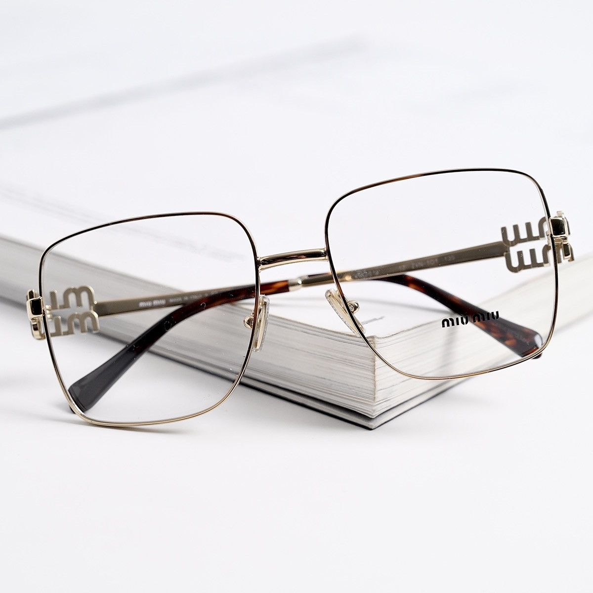 Miu Miu MIU MIU 0MU 51XV ZVN1O1 GLASSE Size ONE SIZE - 9 Thumbnail