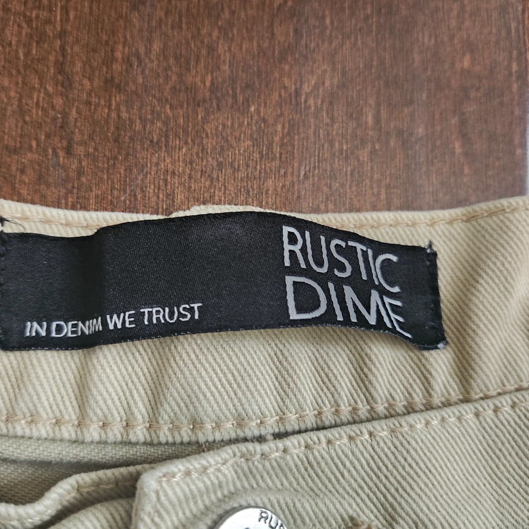 Vintage Rustic Dime Jeans Men Skinny Fit 34 Beige Khaki Cotton Blend Stretch 29 Inseam Size 34 Regular Solid Vintage No N/A Size US 34 / EU 50 - 7 Thumbnail