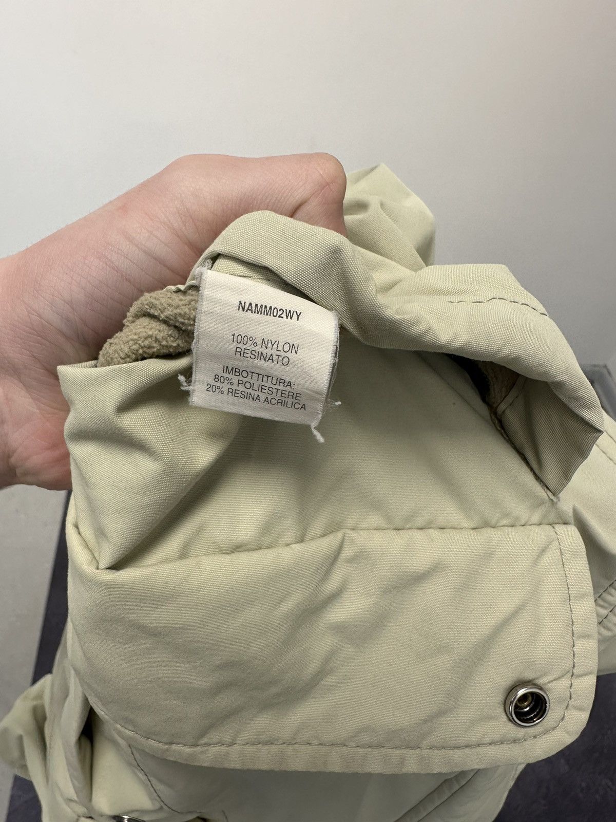 Fay Vintage Fay Stadium For Ema Cream Luxury Nylon Coat Jacket Size US L / EU 52-54 / 3 - 23 Thumbnail