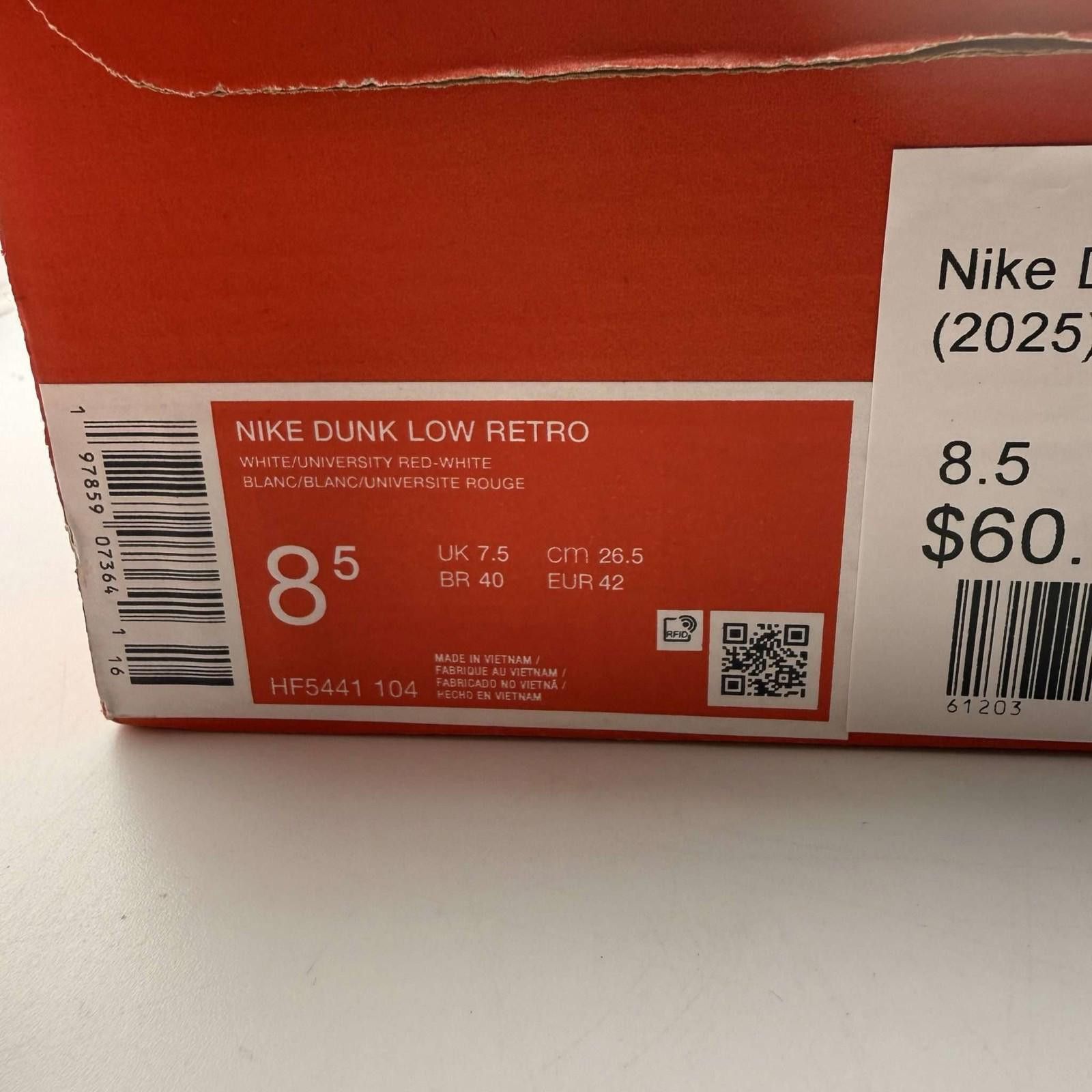 Nike Nike Dunk Low Retro ST. Johns 8.5 Used with Box HF5441-104 Size US 8.5 / EU 41-42 - 10 Thumbnail