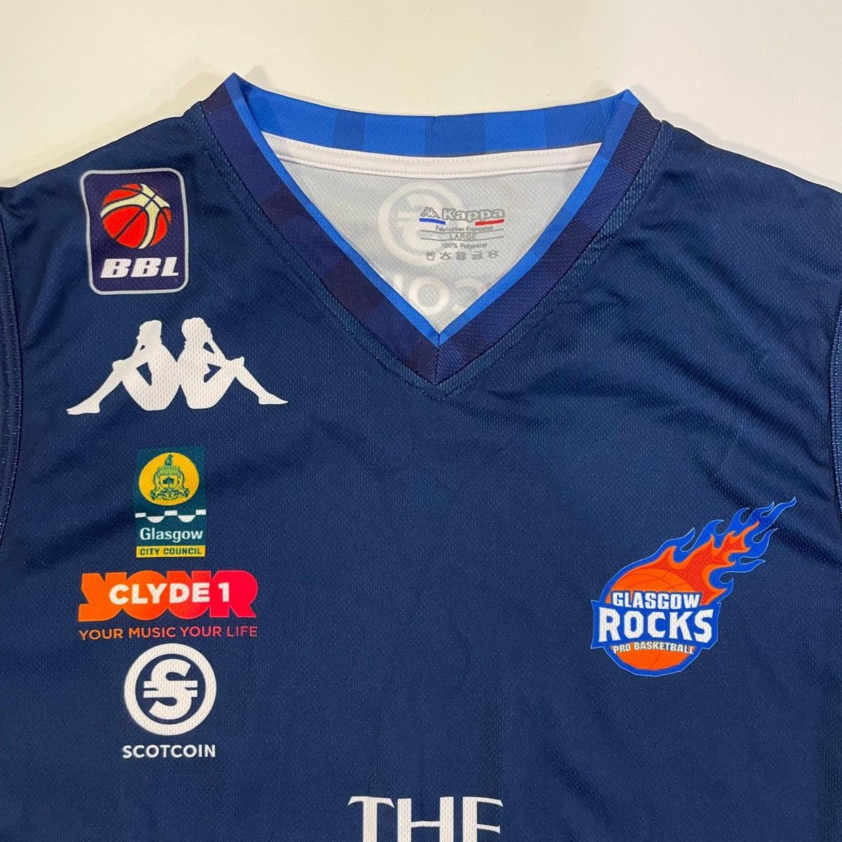Kappa Glasgow Rocks basketball jersey shirt tee sportswear kappa Size US L / EU 52-54 / 3 - 9 Thumbnail