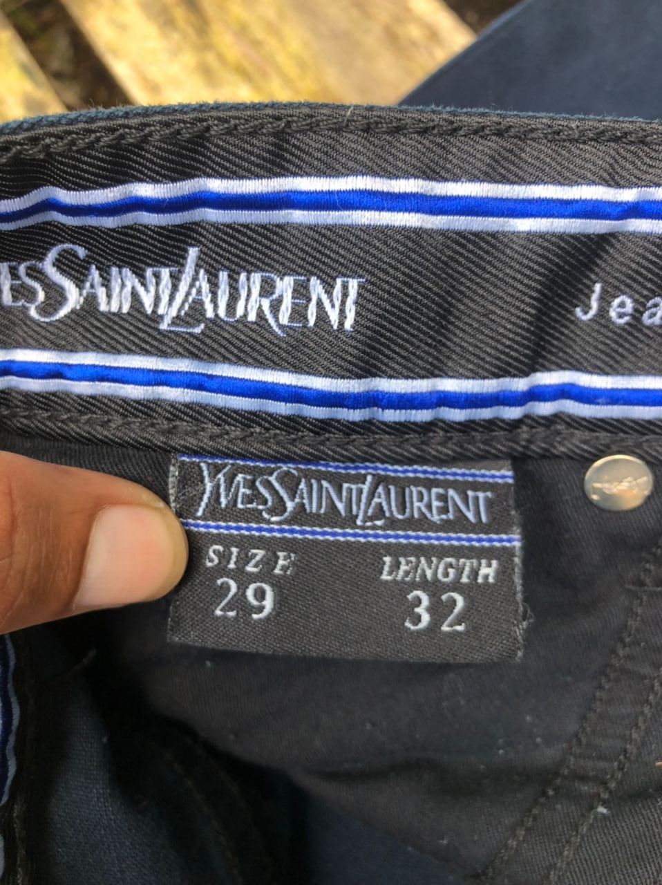 Vintage × Yves Saint Laurent Vintage YSL Yves Saint Laurent Denim Jeans Size US 29 - 4 Thumbnail