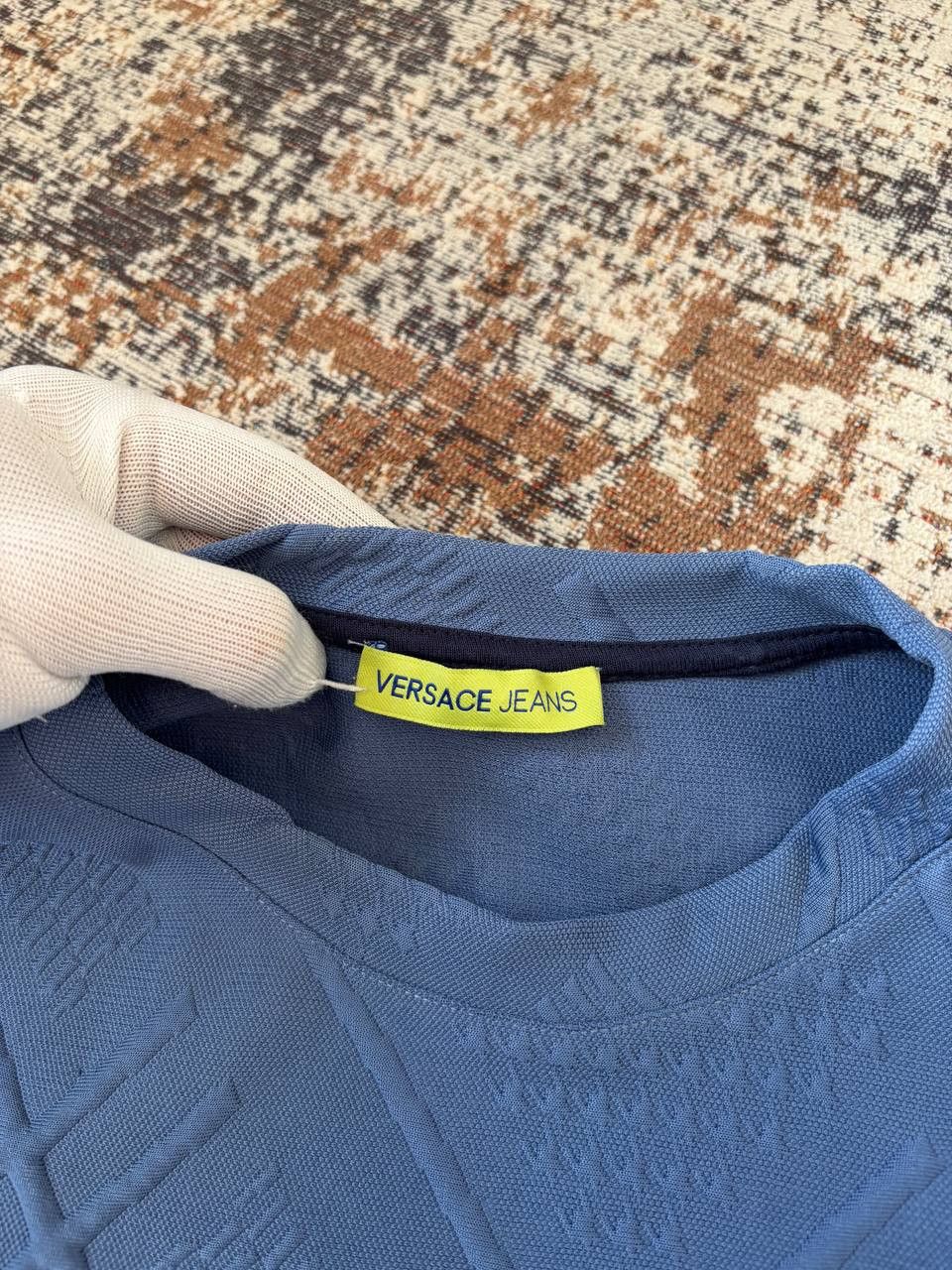 Versace Jeans Couture Versace Jeans monogram men sweatshirt blue Size US M / EU 48-50 / 2 - 7 Thumbnail