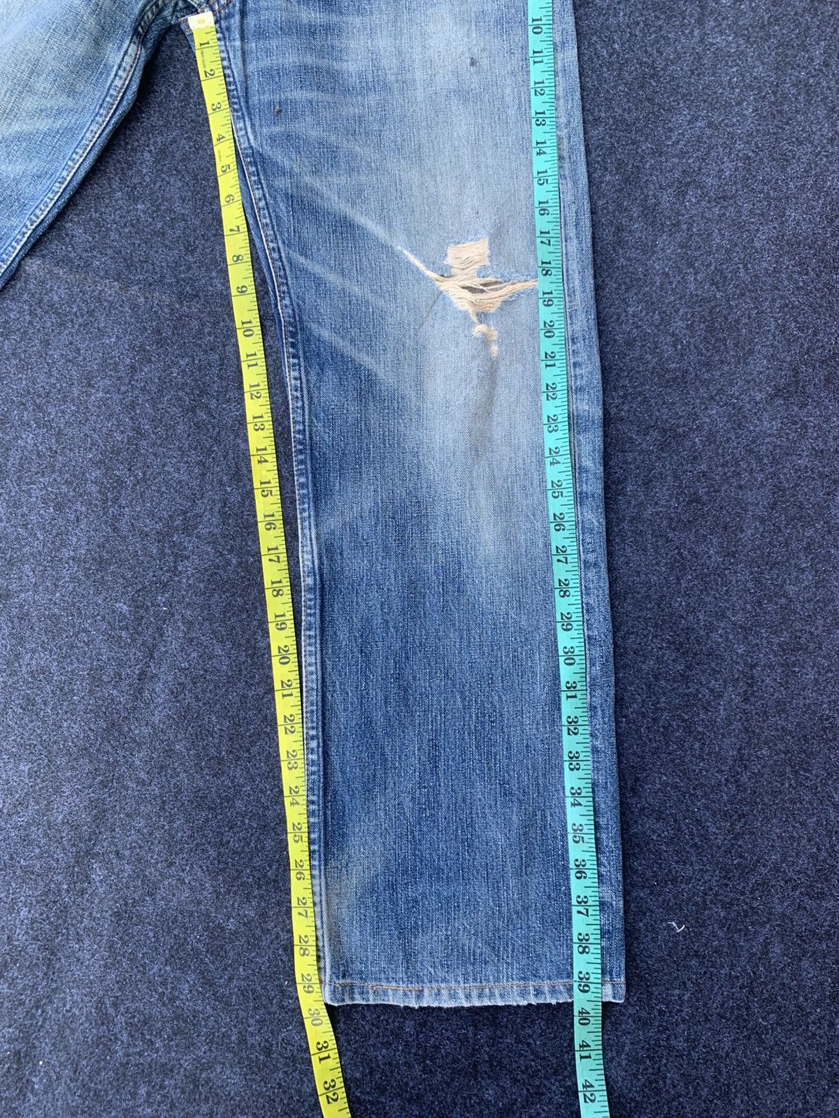 Levi's Distressed vintage Levi's 503 nice faded. (26) Size US 29 - 6 Thumbnail